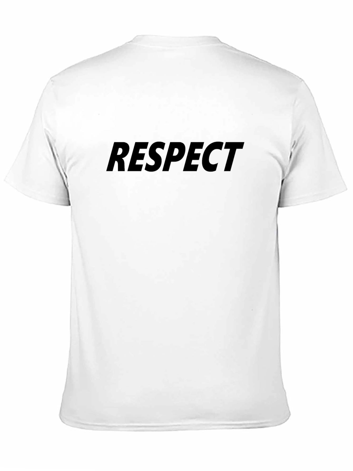Respect Black Graphic T-Shirt