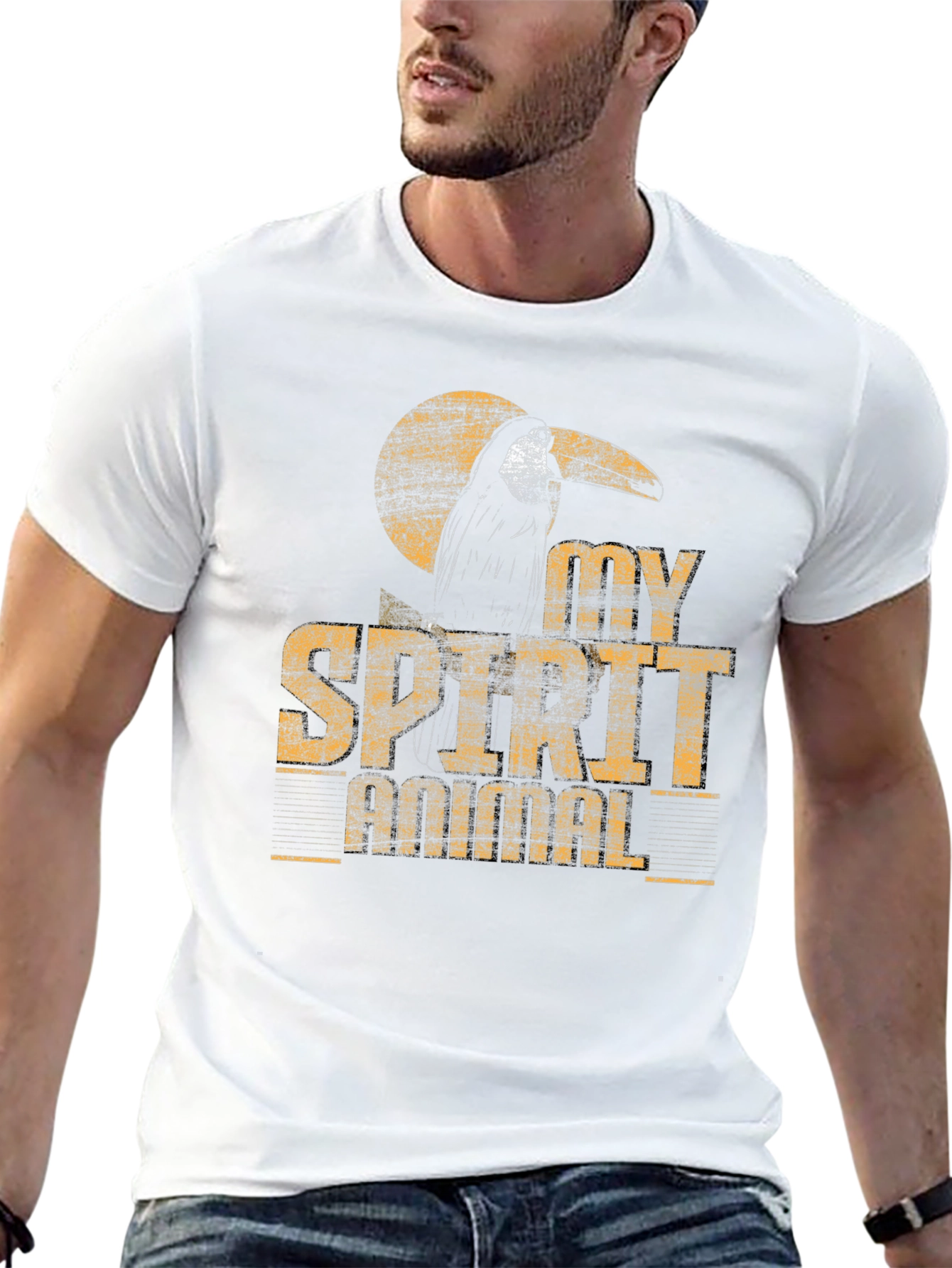 Mens My Spirit Animal Graphic T-Shirt