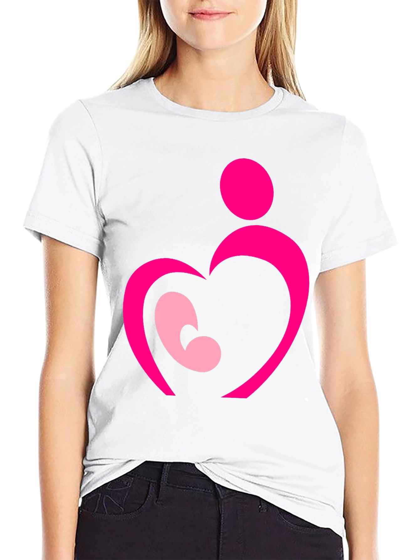 Mother & Child Heart Graphic Tee