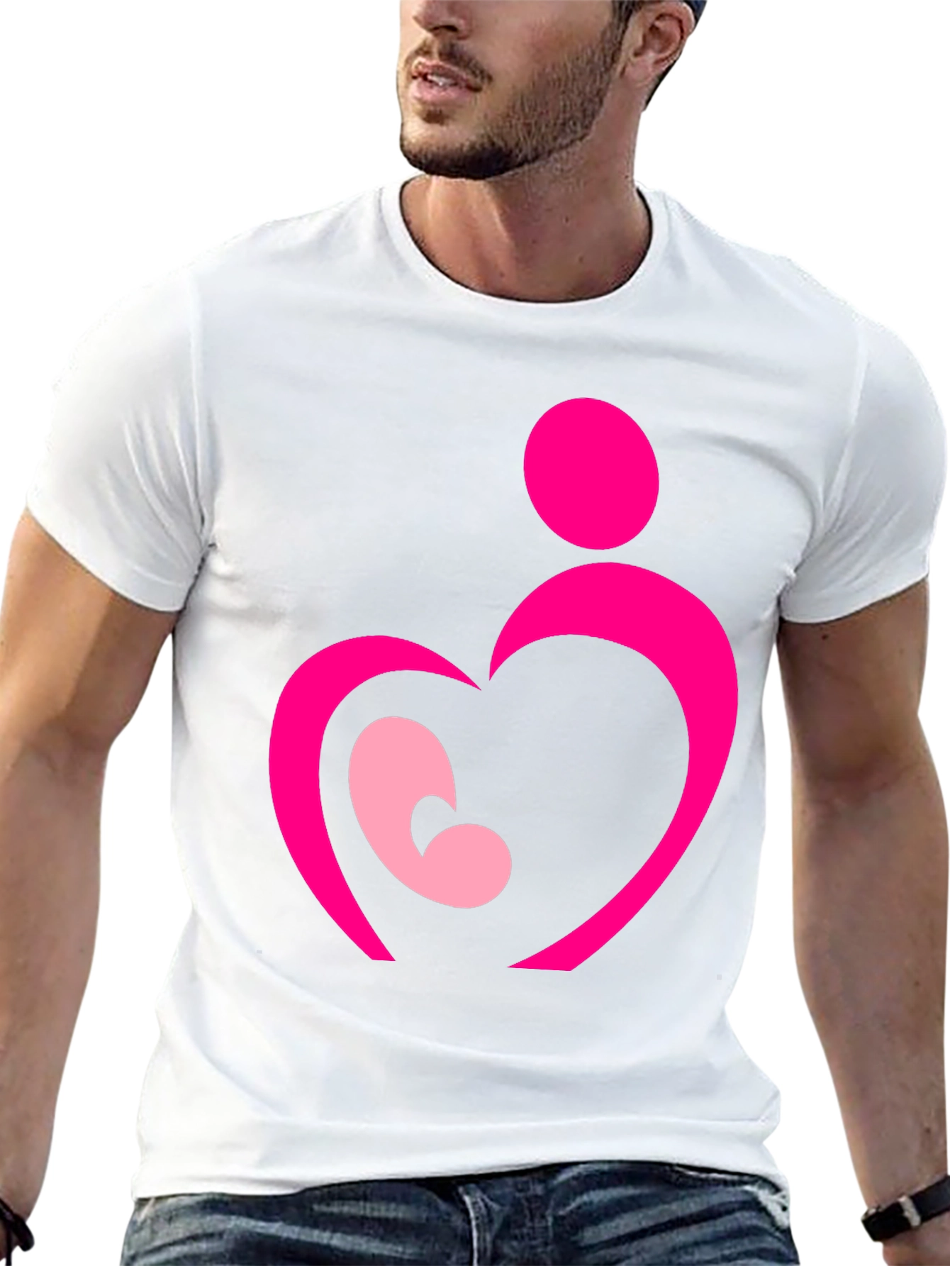Mother & Child Heart Graphic Tee