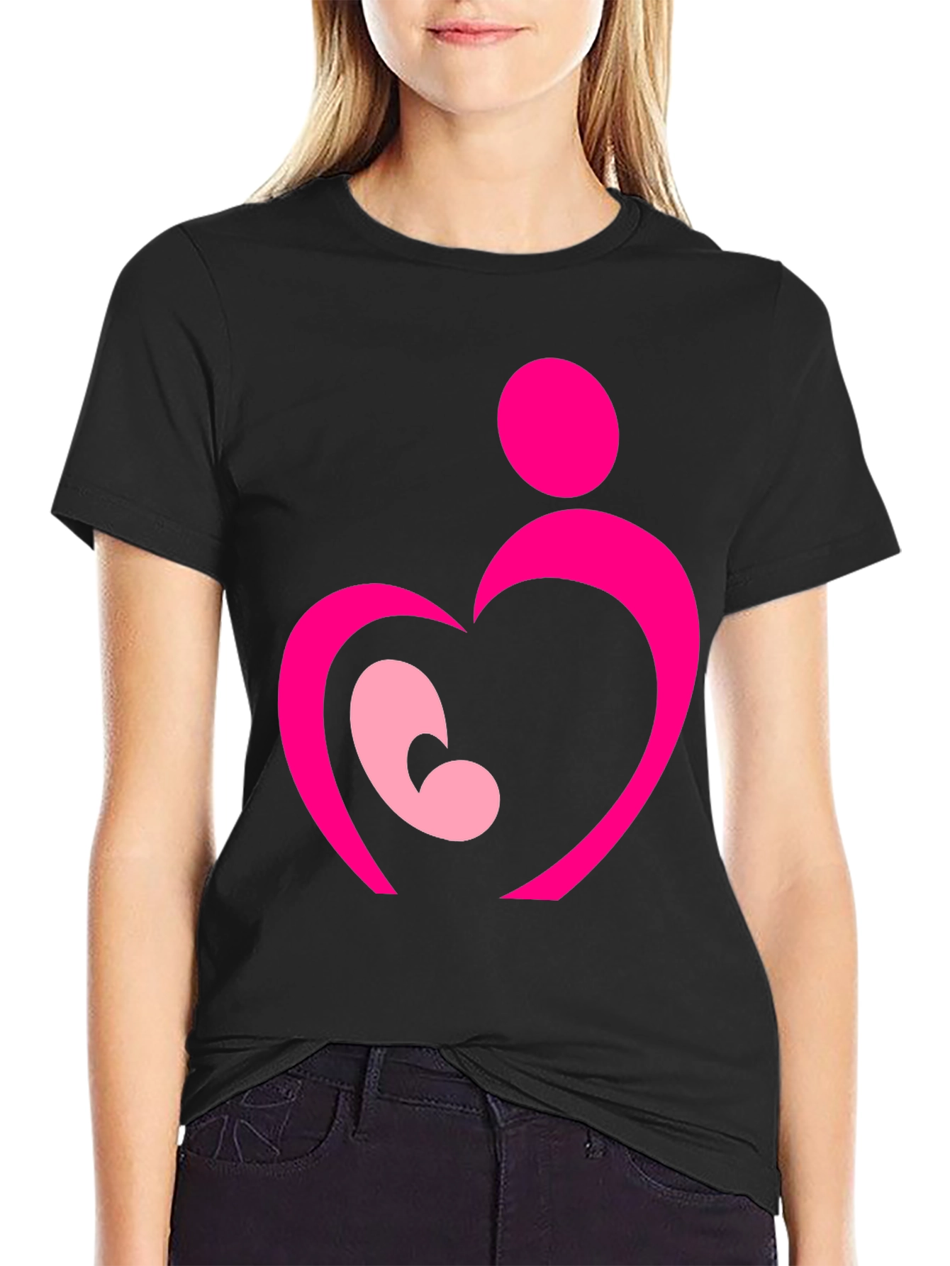 Mother & Child Heart Graphic Tee