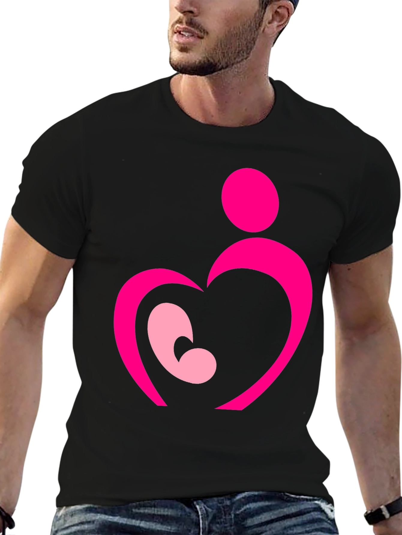 Mother & Child Heart Graphic Tee
