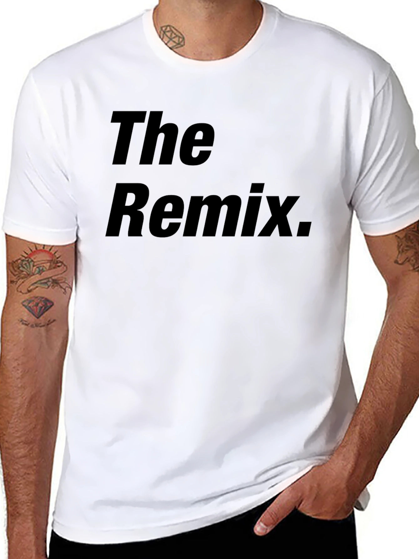 The Remix Black Graphic Tee