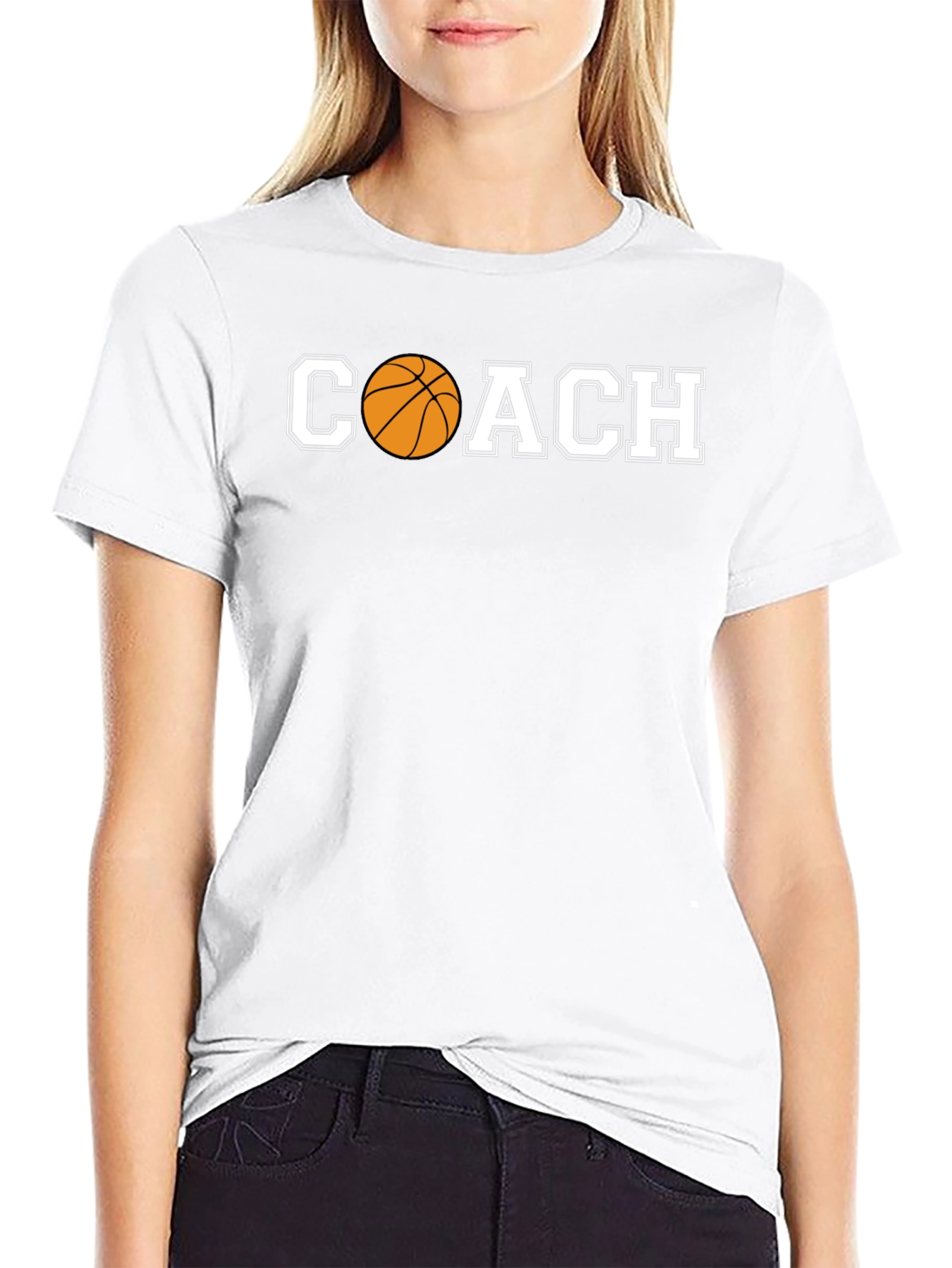 Coach Basketball Graphic T-Shirt