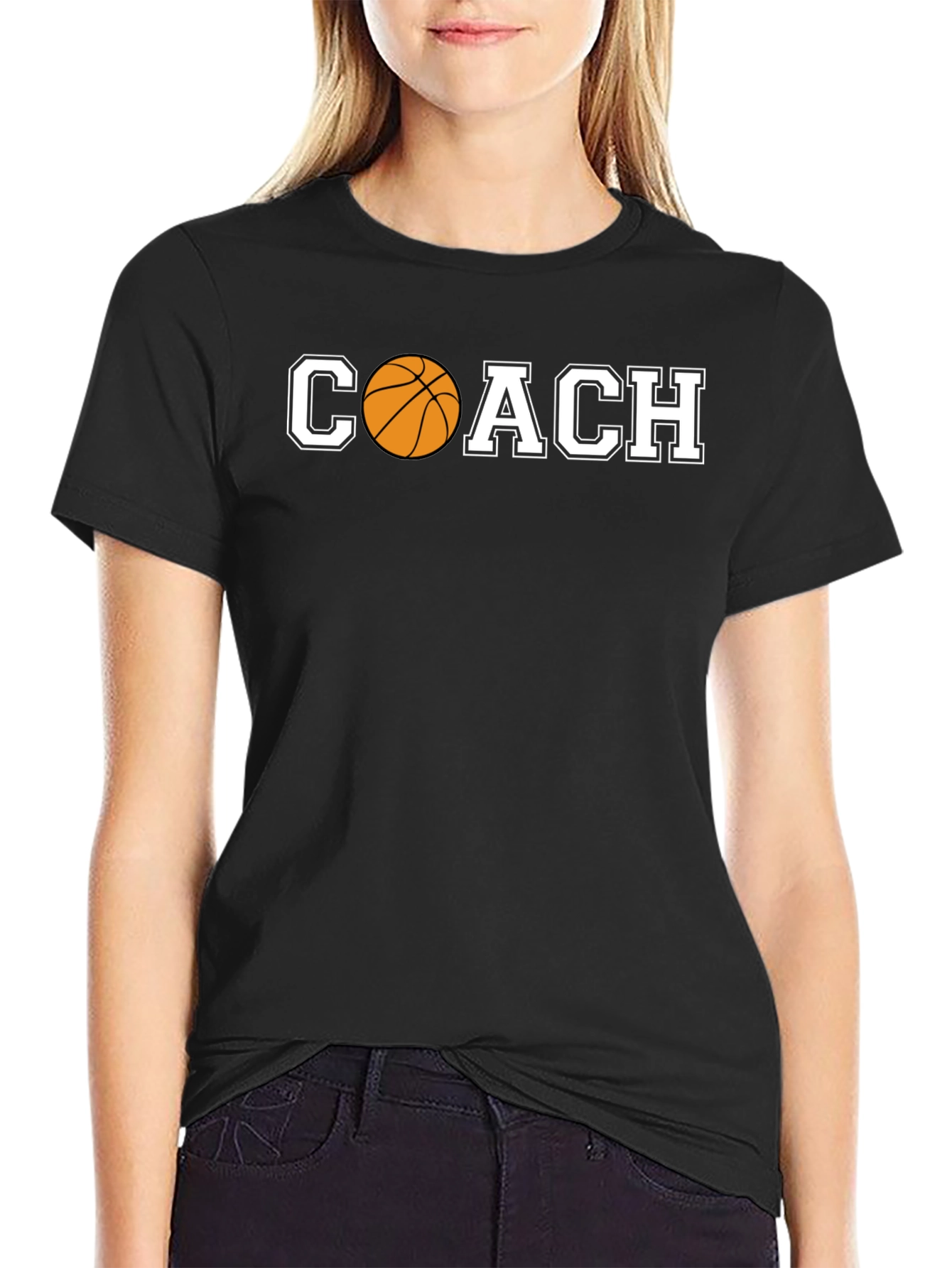 Coach Basketball Graphic T-Shirt