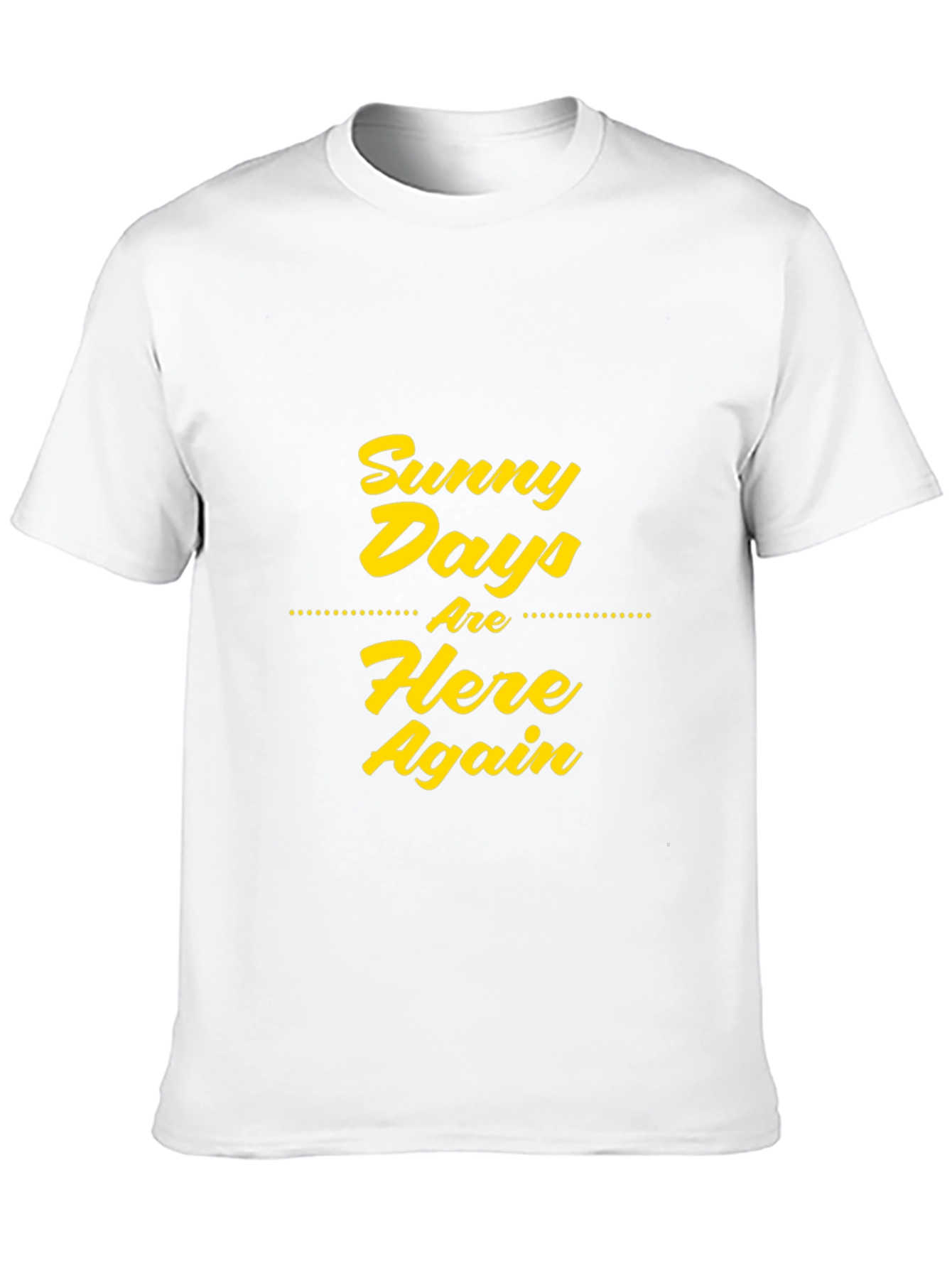 Sunny Days T-Shirt - Black Graphic Print