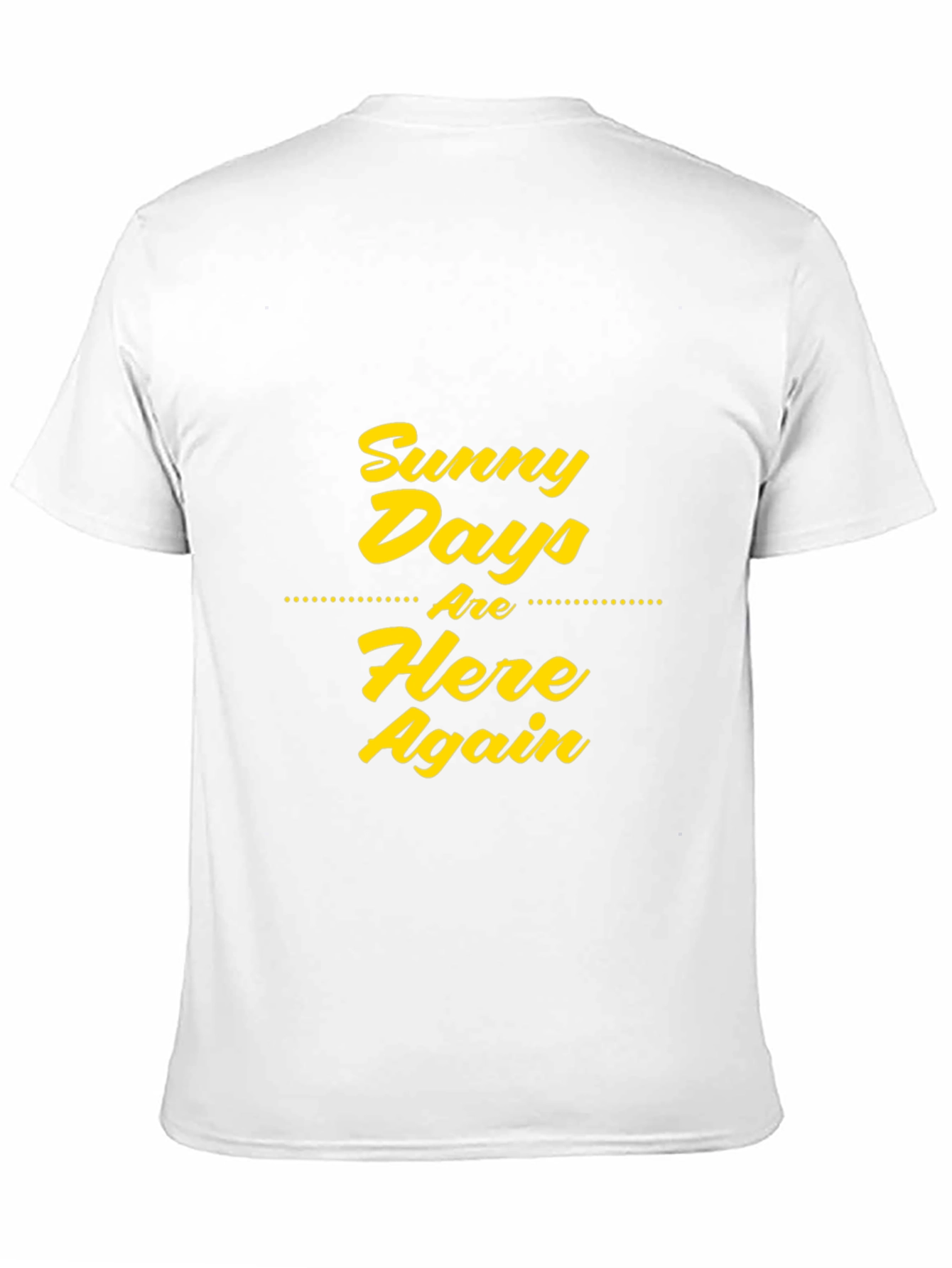 Sunny Days T-Shirt - Black Graphic Print