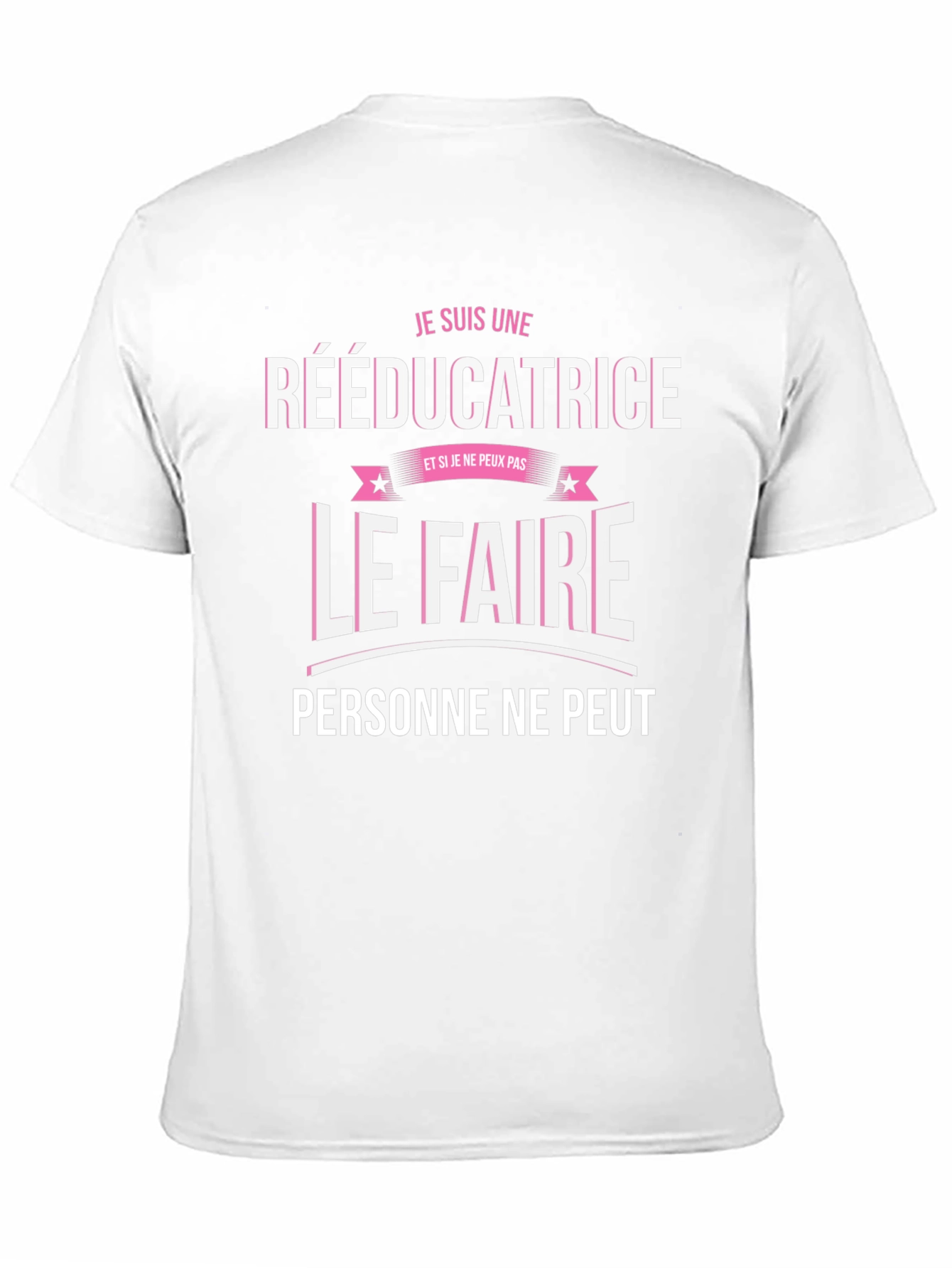 Je Suis Une Rééducatrice Black Graphic Tee