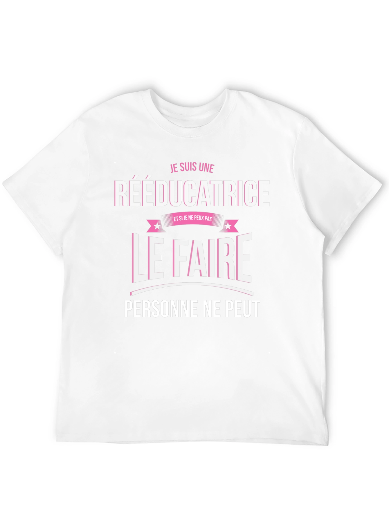 Je Suis Une Rééducatrice Black Graphic Tee