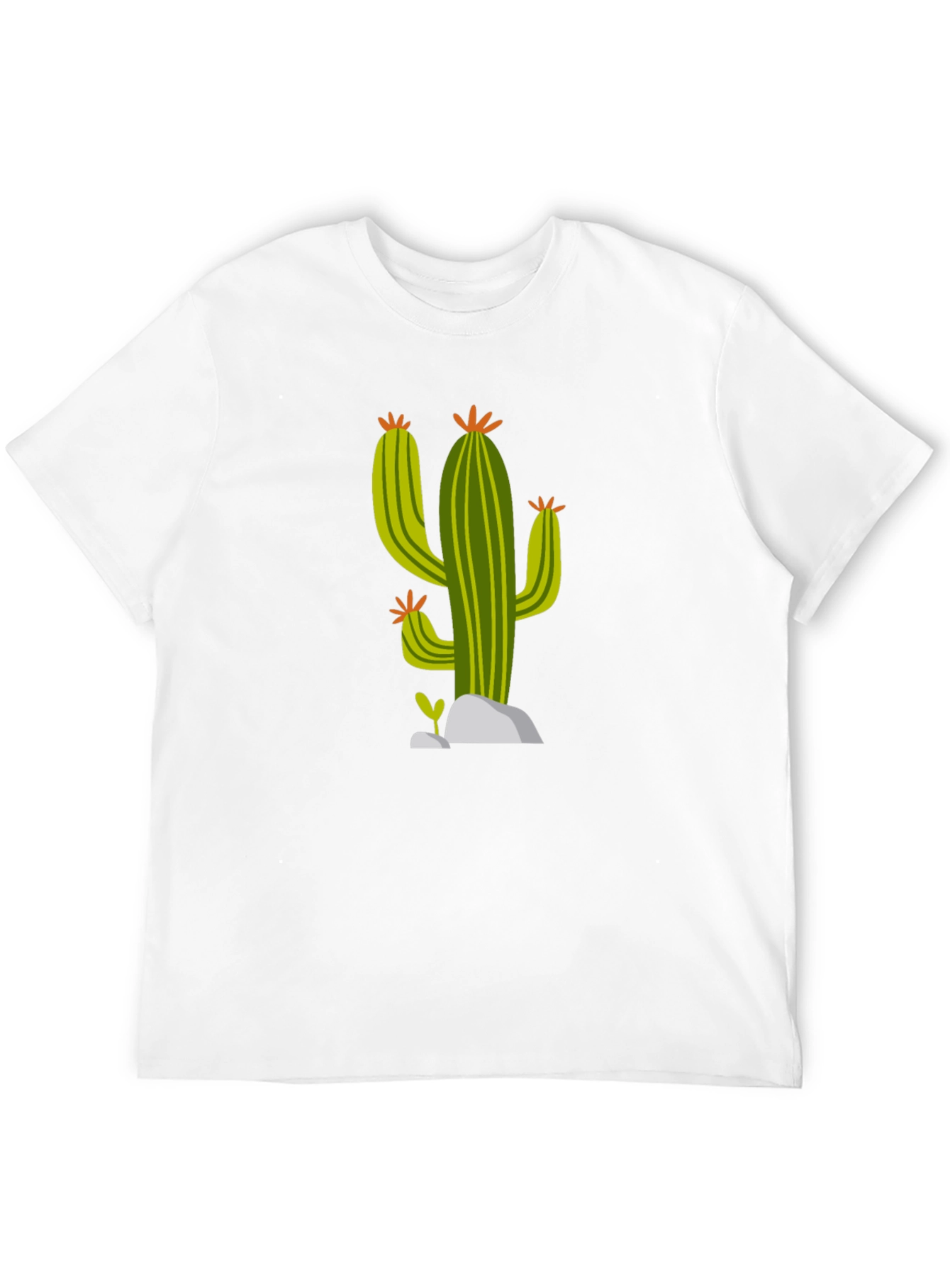Cactus Graphic Black T-Shirt