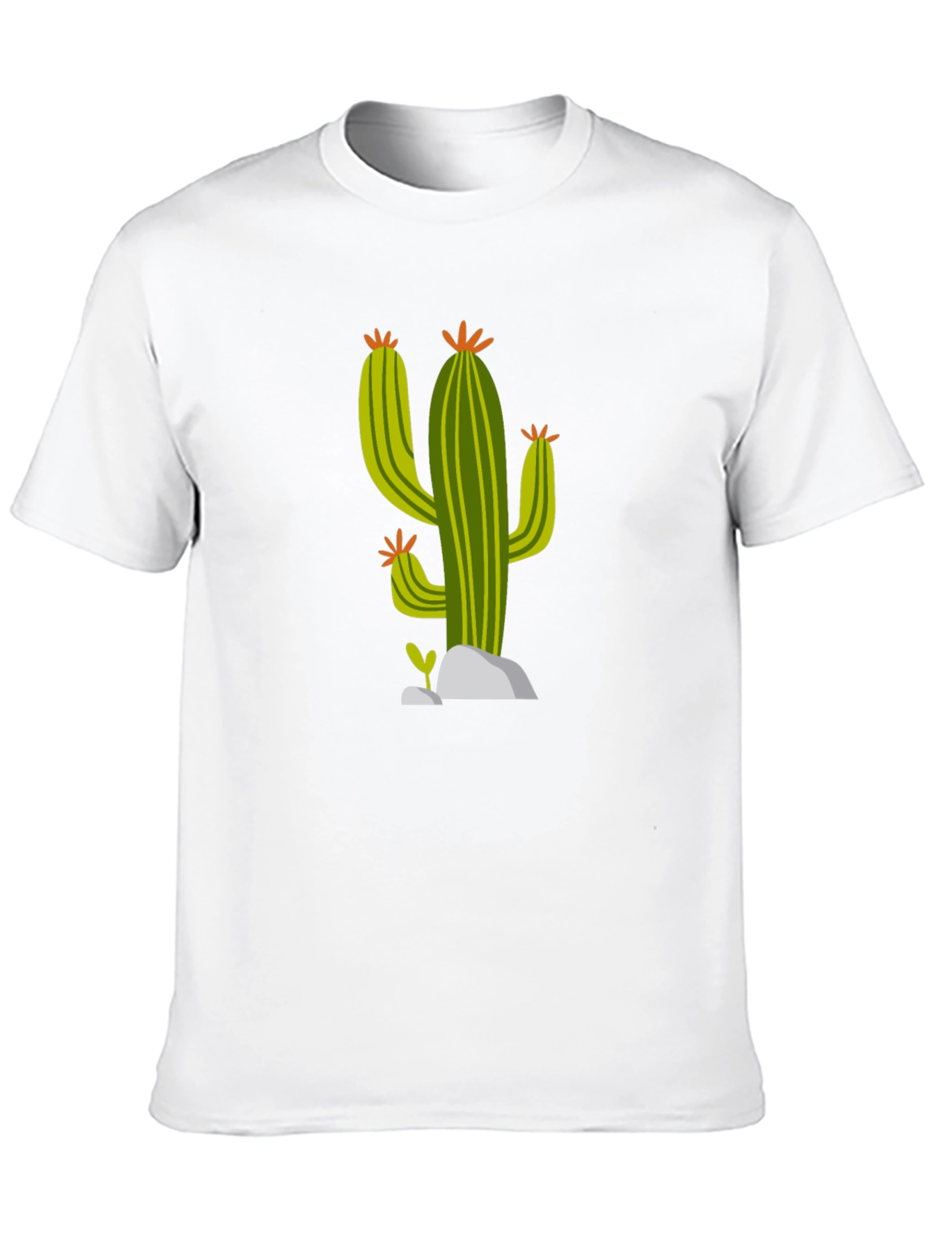 Cactus Graphic Black T-Shirt