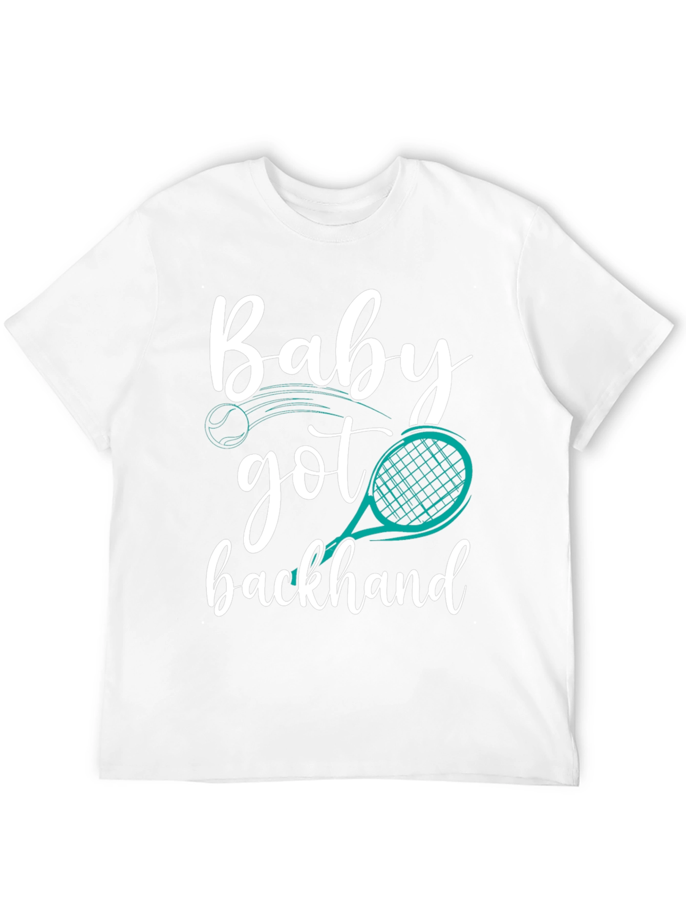 Baby Got Backhand Tennis Graphic T-Shirt