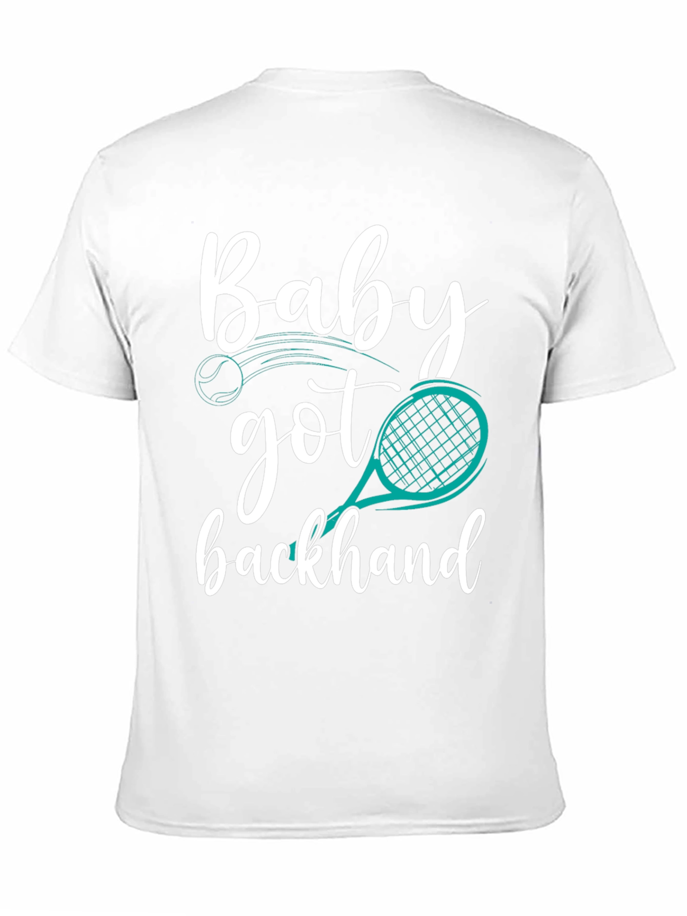 Baby Got Backhand Tennis Graphic T-Shirt