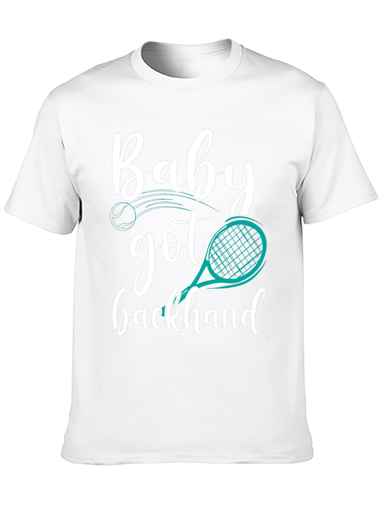 Baby Got Backhand Tennis Graphic T-Shirt