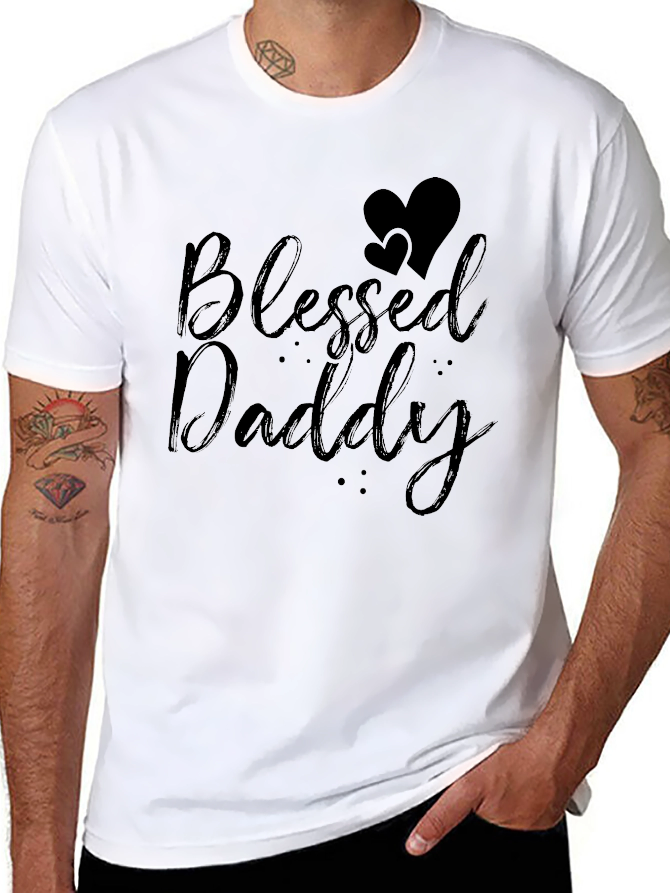 Blessed Daddy Black T-Shirt