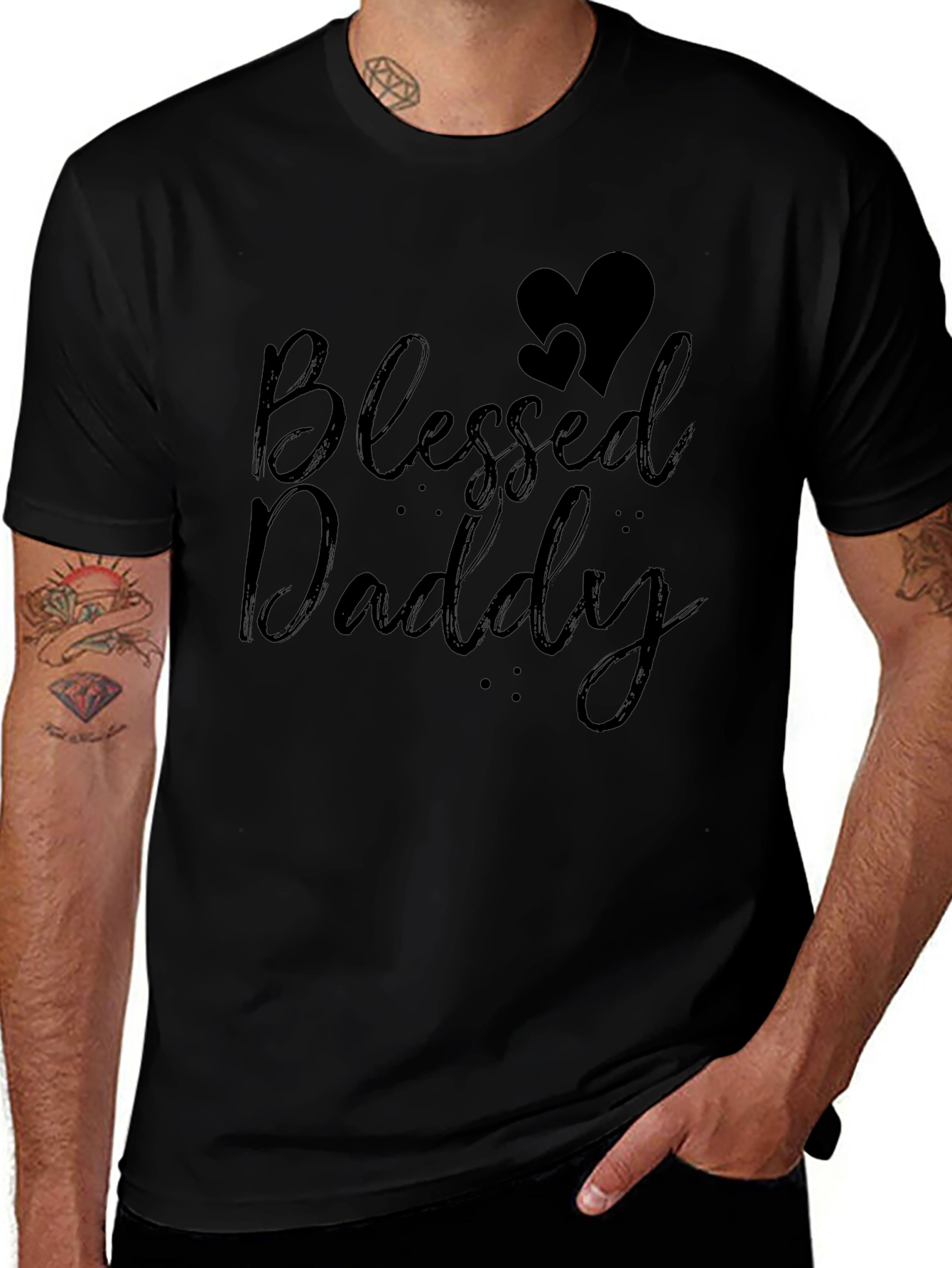 Blessed Daddy Black T-Shirt