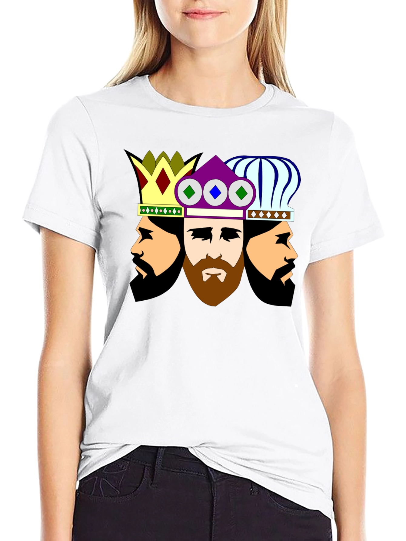 Three Kings Graphic T-Shirt - Unique Design Soft Cotton