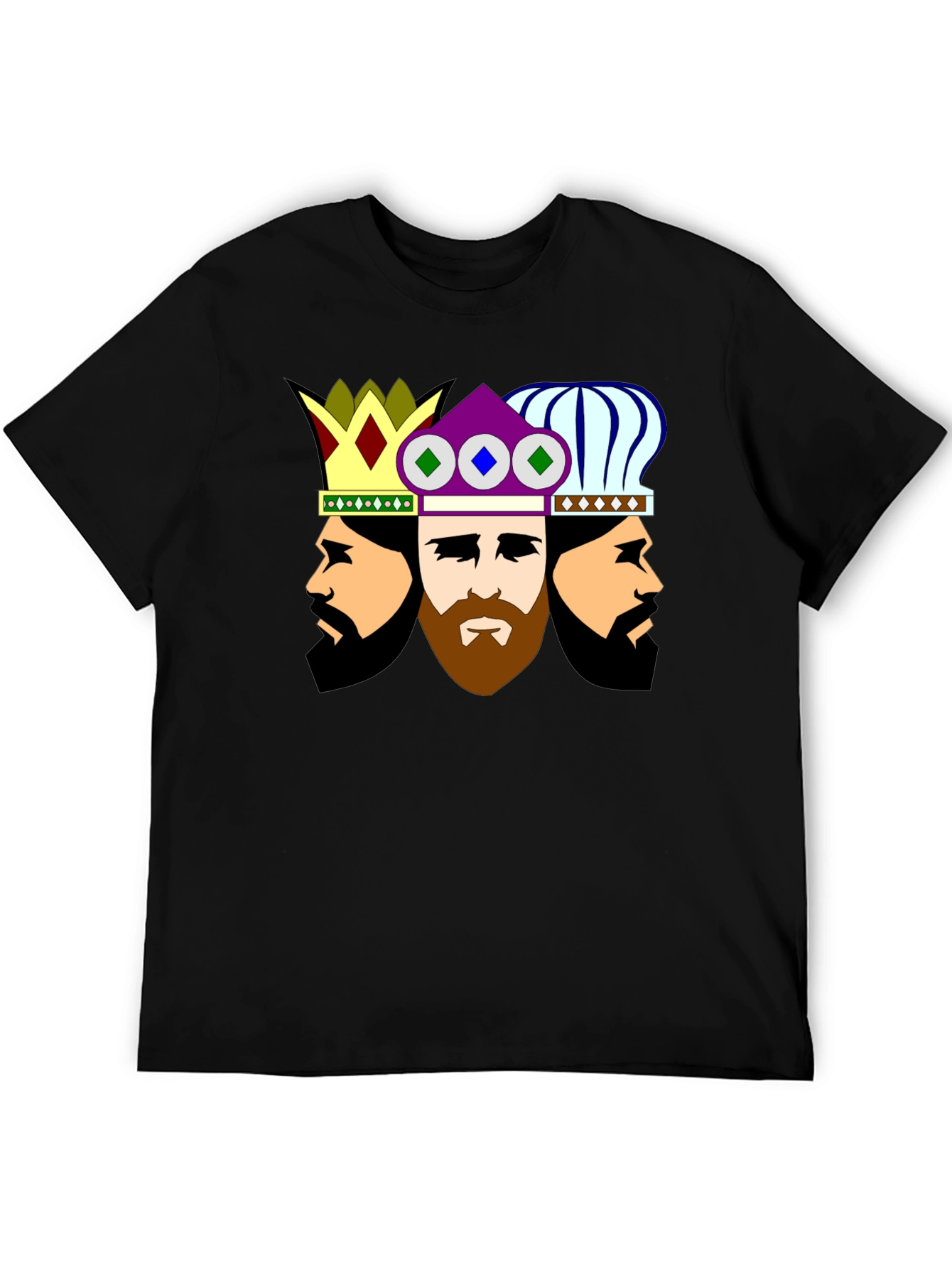 Three Kings Graphic T-Shirt - Unique Design Soft Cotton