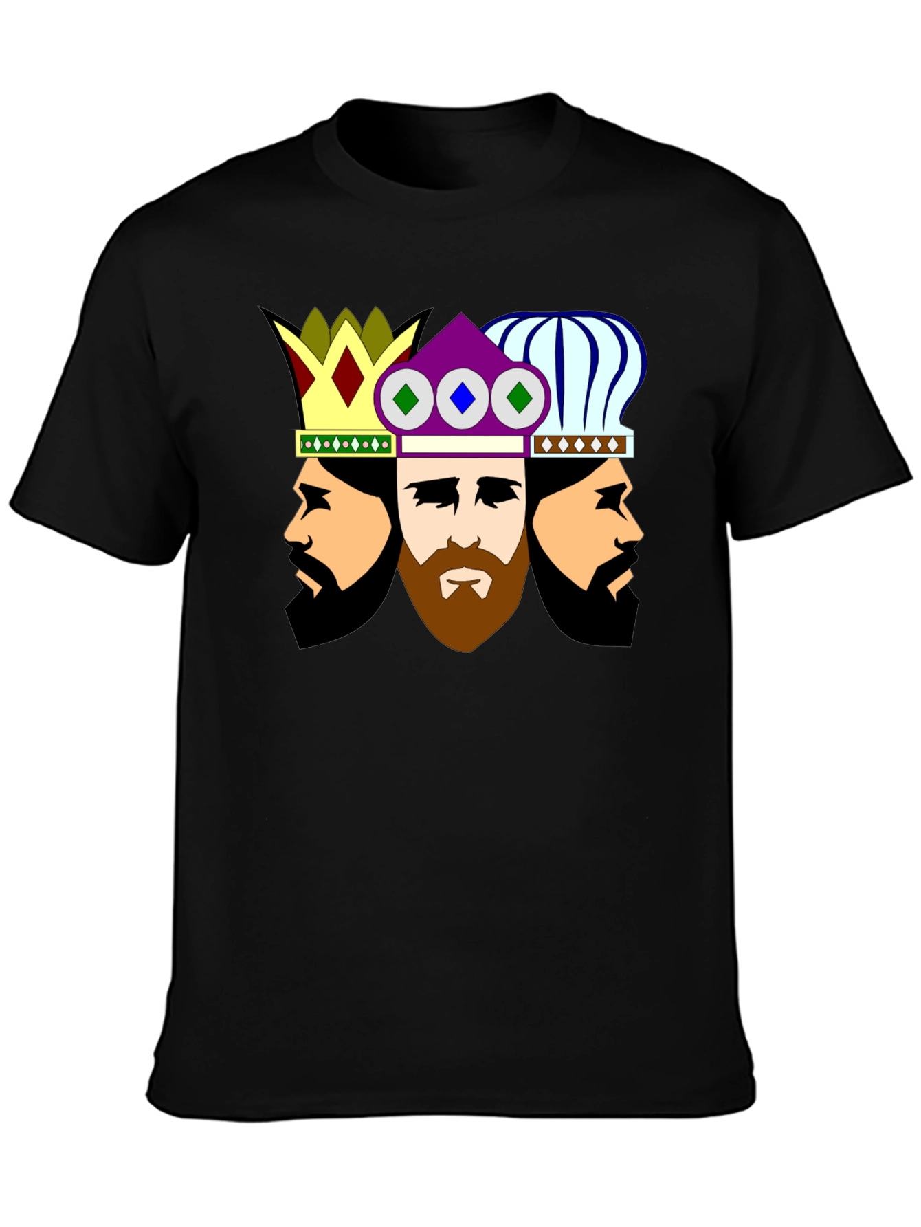 Three Kings Graphic T-Shirt - Unique Design Soft Cotton
