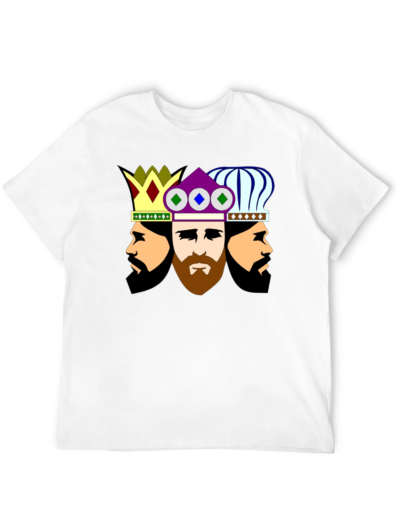 Three Kings Graphic T-Shirt - Unique Design Soft Cotton