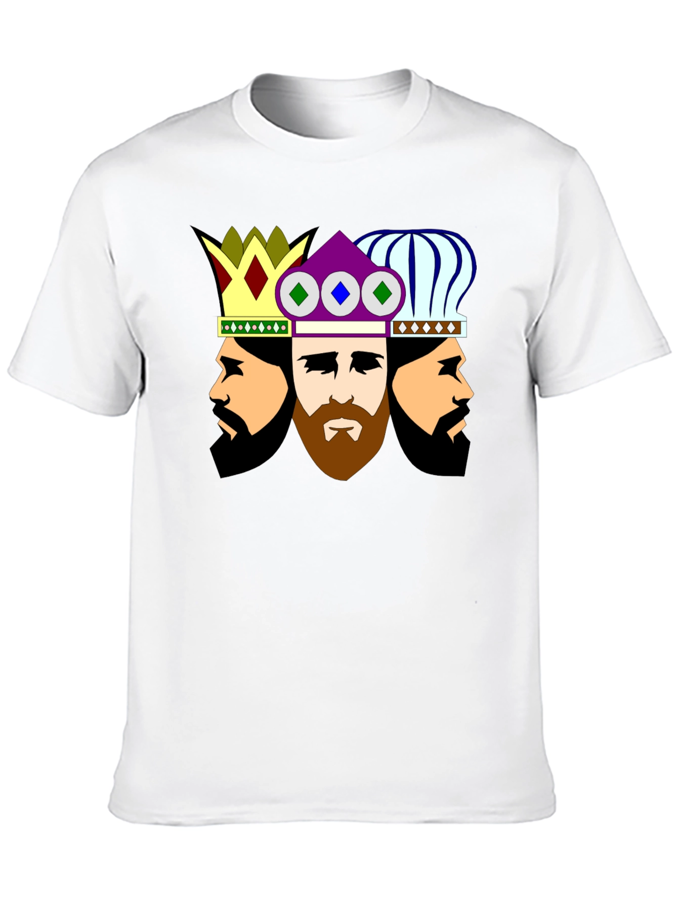 Three Kings Graphic T-Shirt - Unique Design Soft Cotton