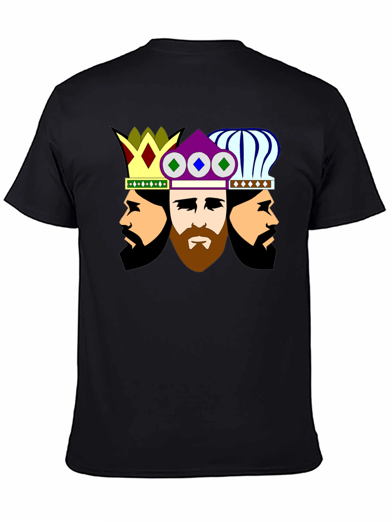 Three Kings Graphic T-Shirt - Unique Design Soft Cotton