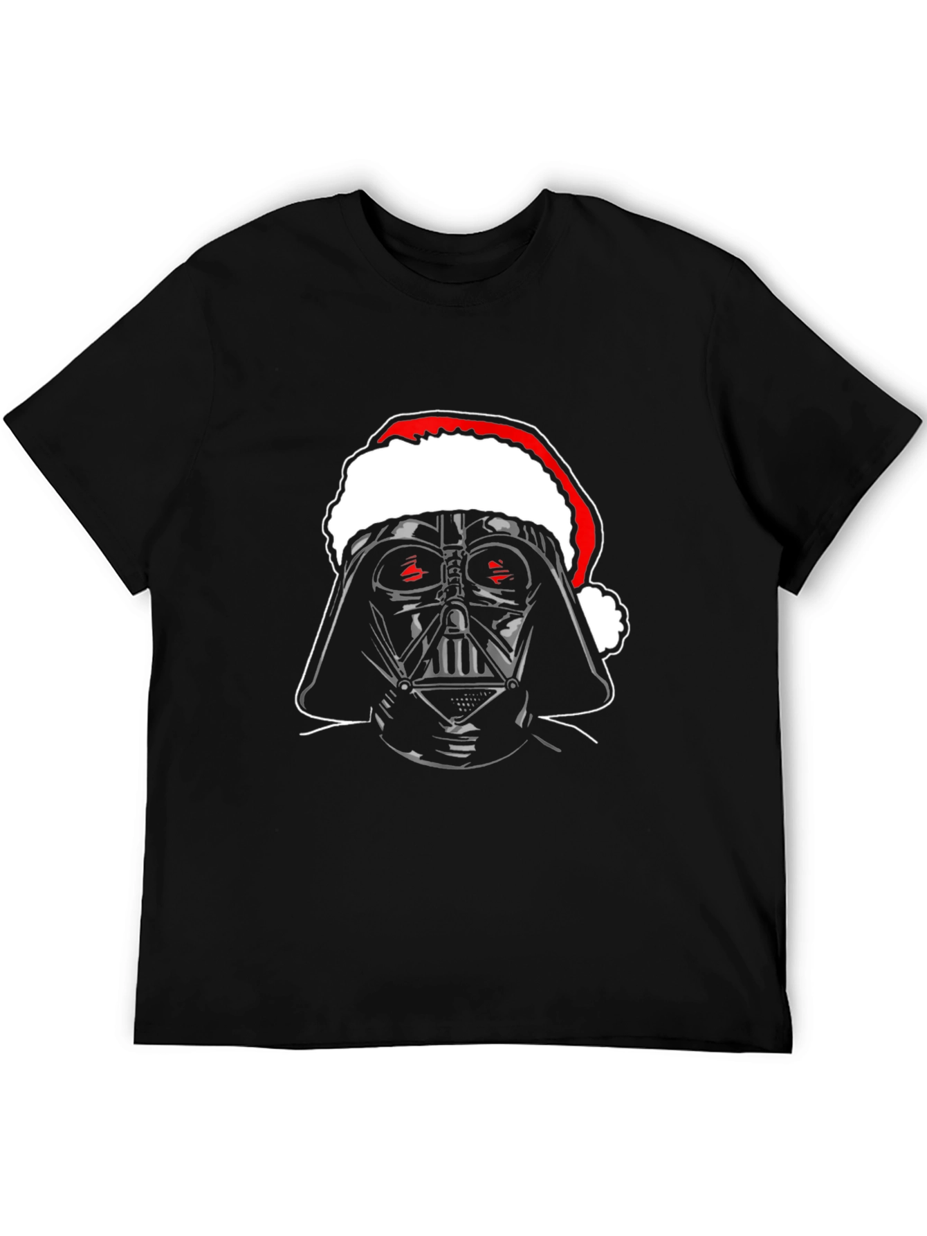 Darth Vader Santa Hat Graphic Tee
