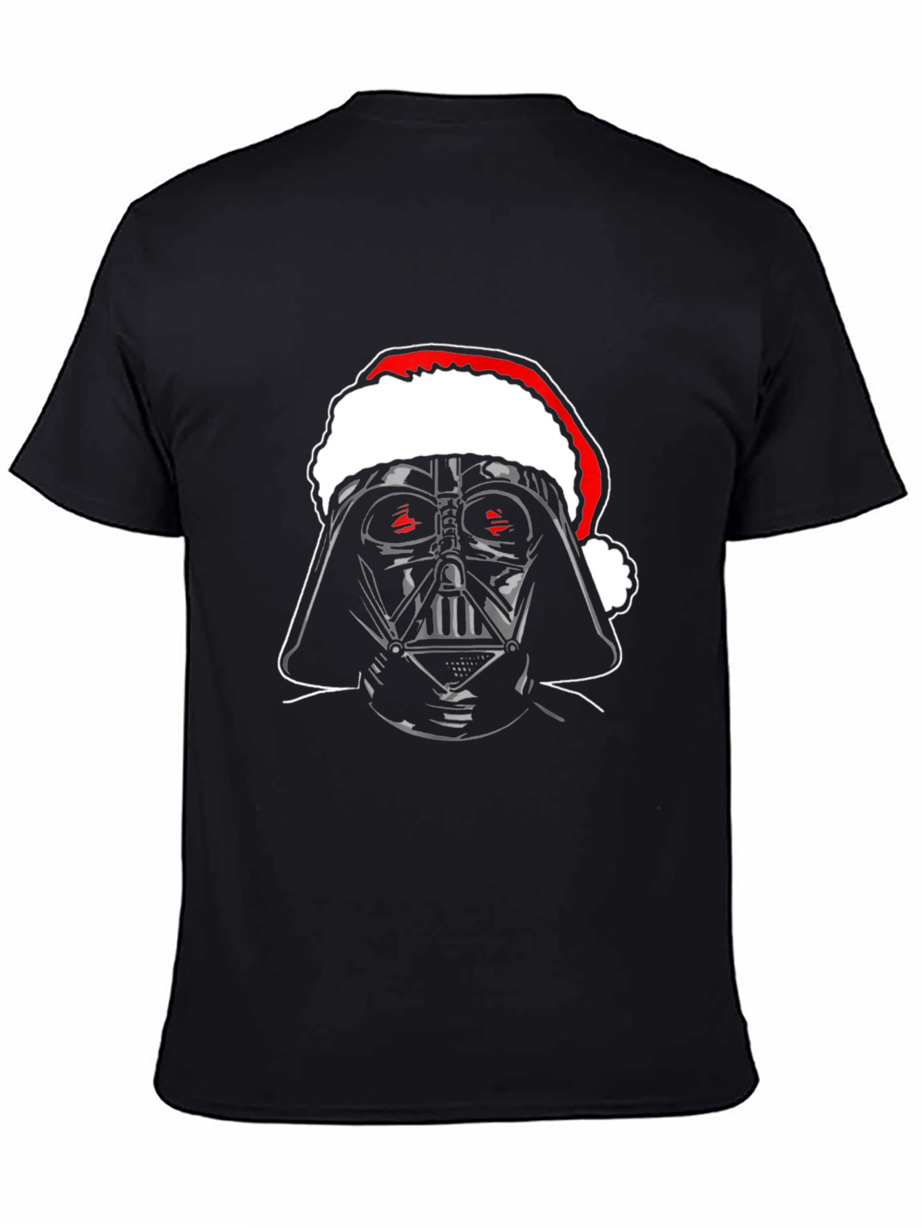 Darth Vader Santa Hat Graphic Tee