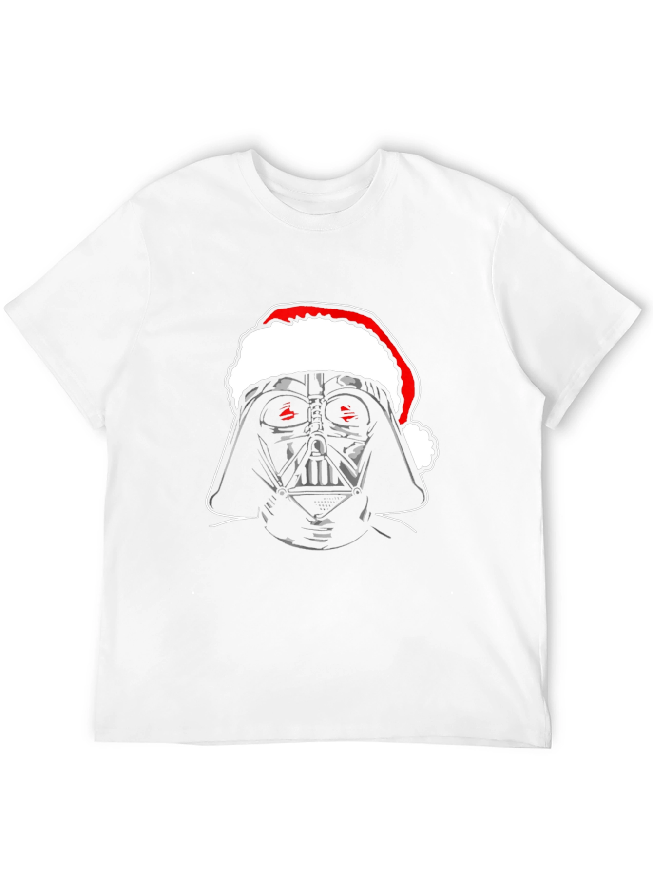 Darth Vader Santa Hat Graphic Tee