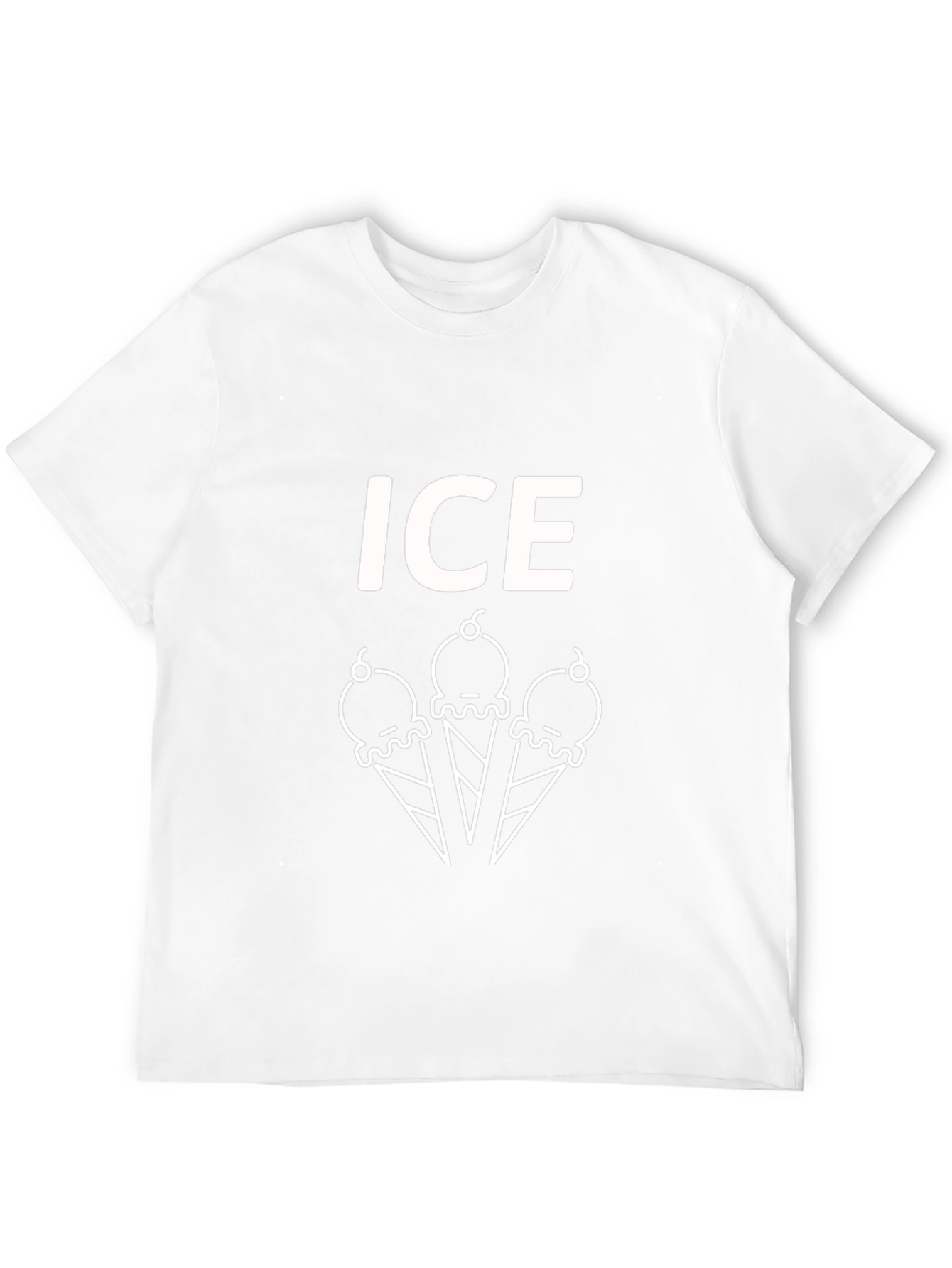 Ice Cream Graphic Tee - Black