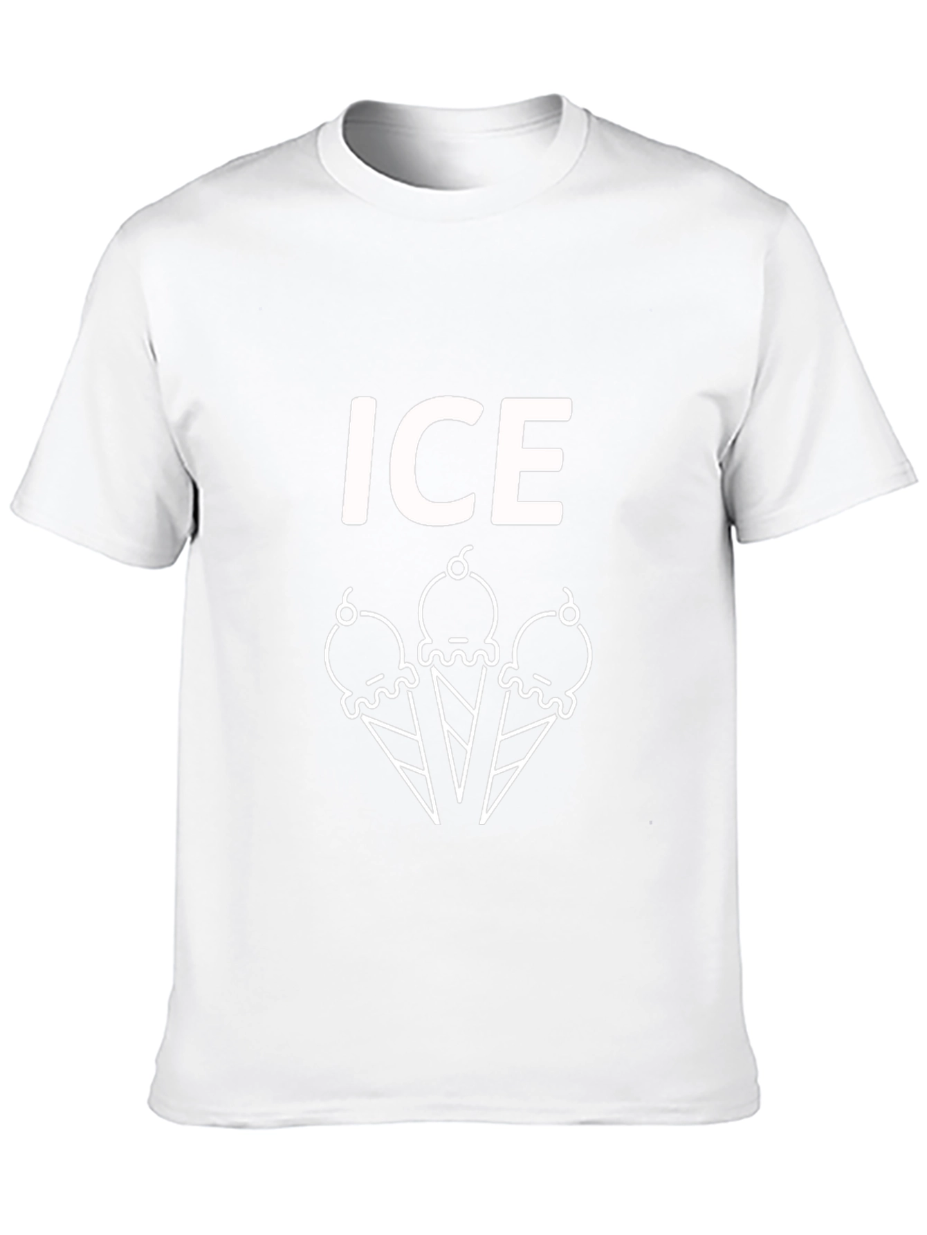 Ice Cream Graphic Tee - Black