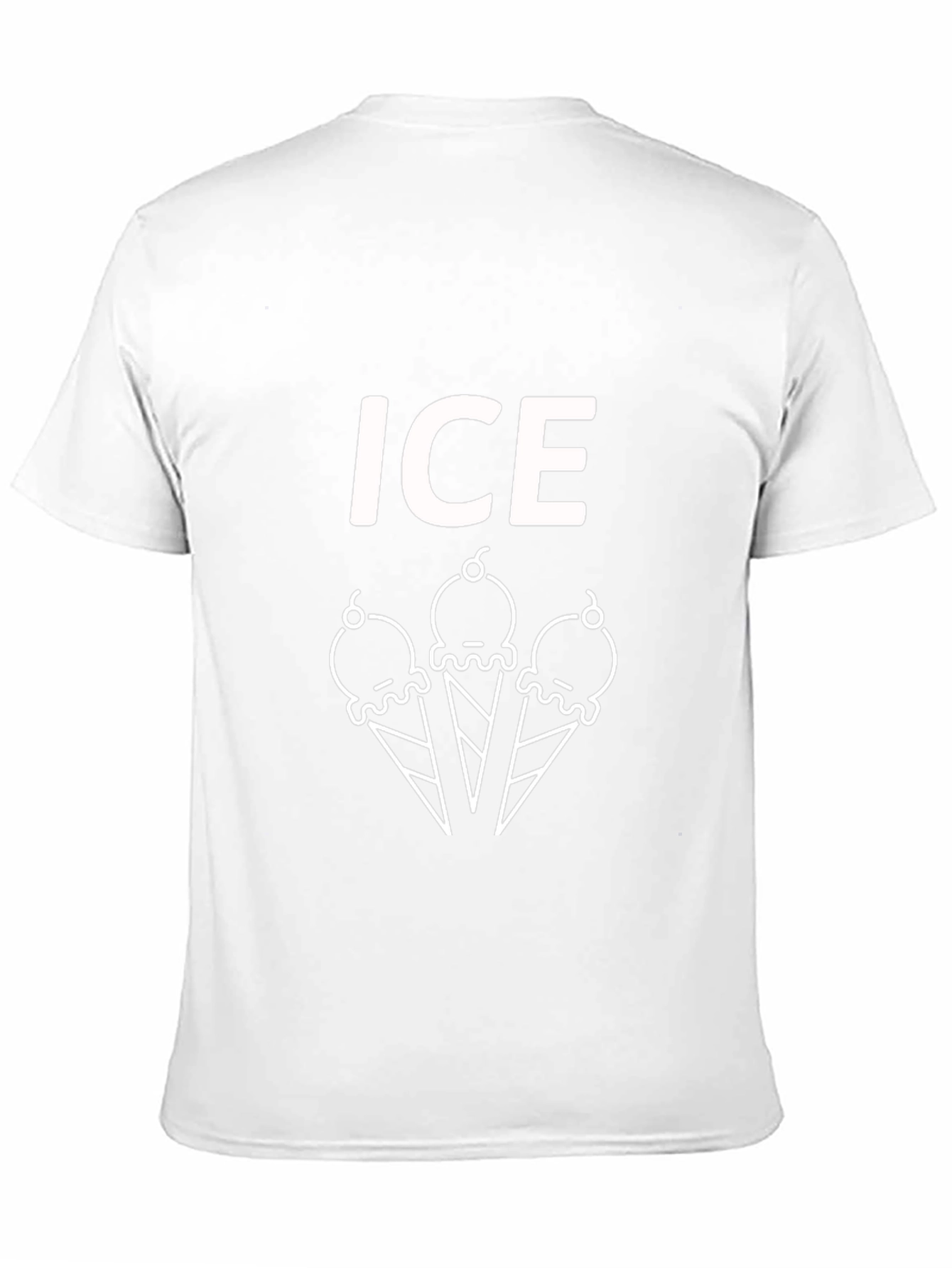 Ice Cream Graphic Tee - Black