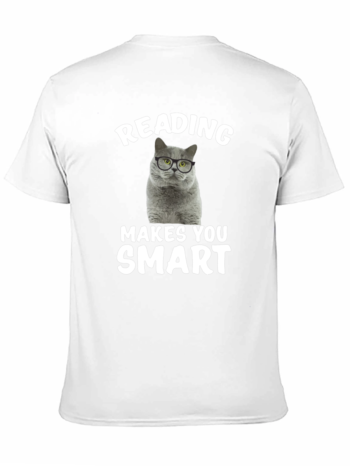 Reading Cat T-Shirt: Makes You Smart!