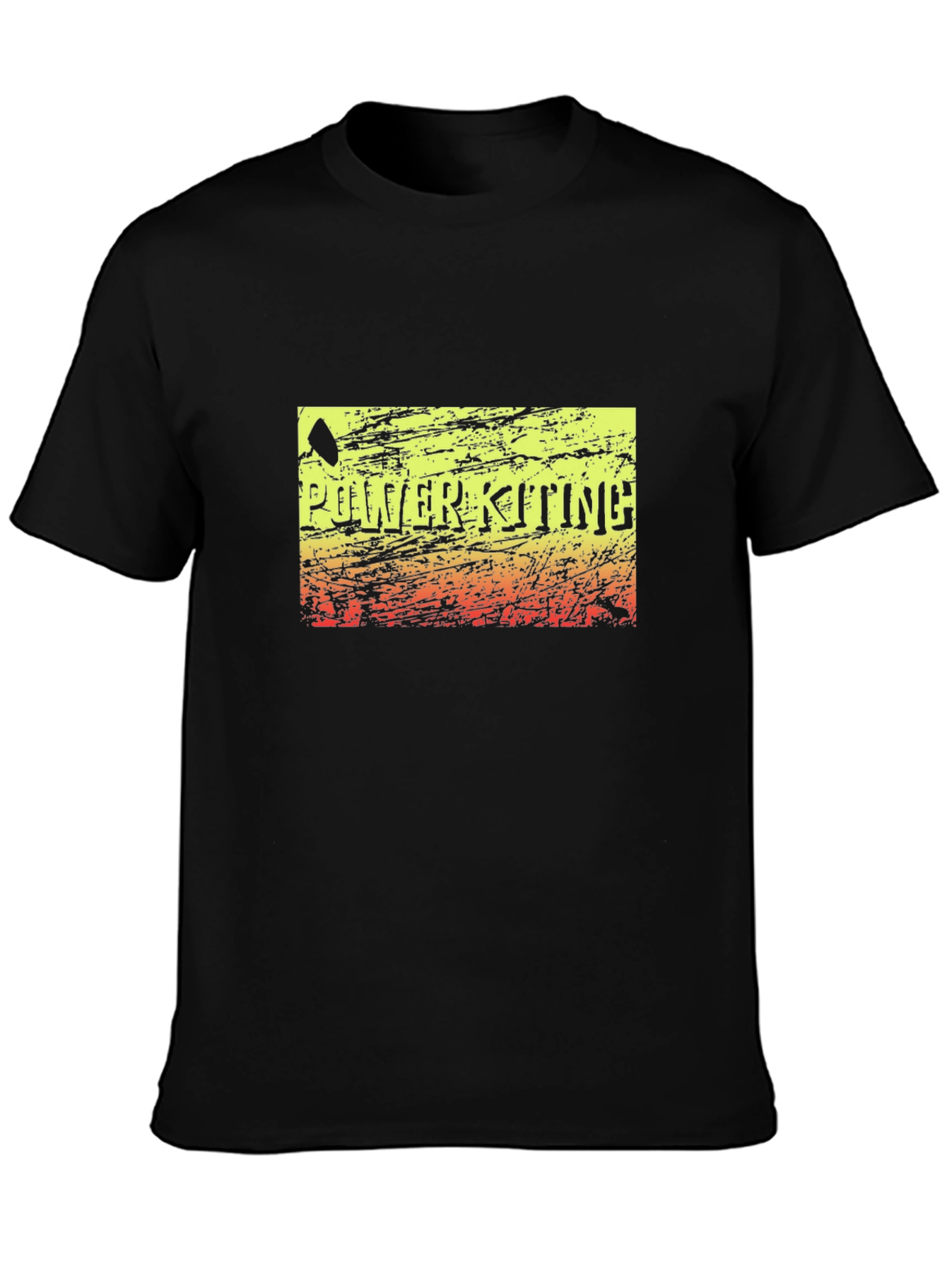 Power Kiting Graphic Tee - Distressed Design
