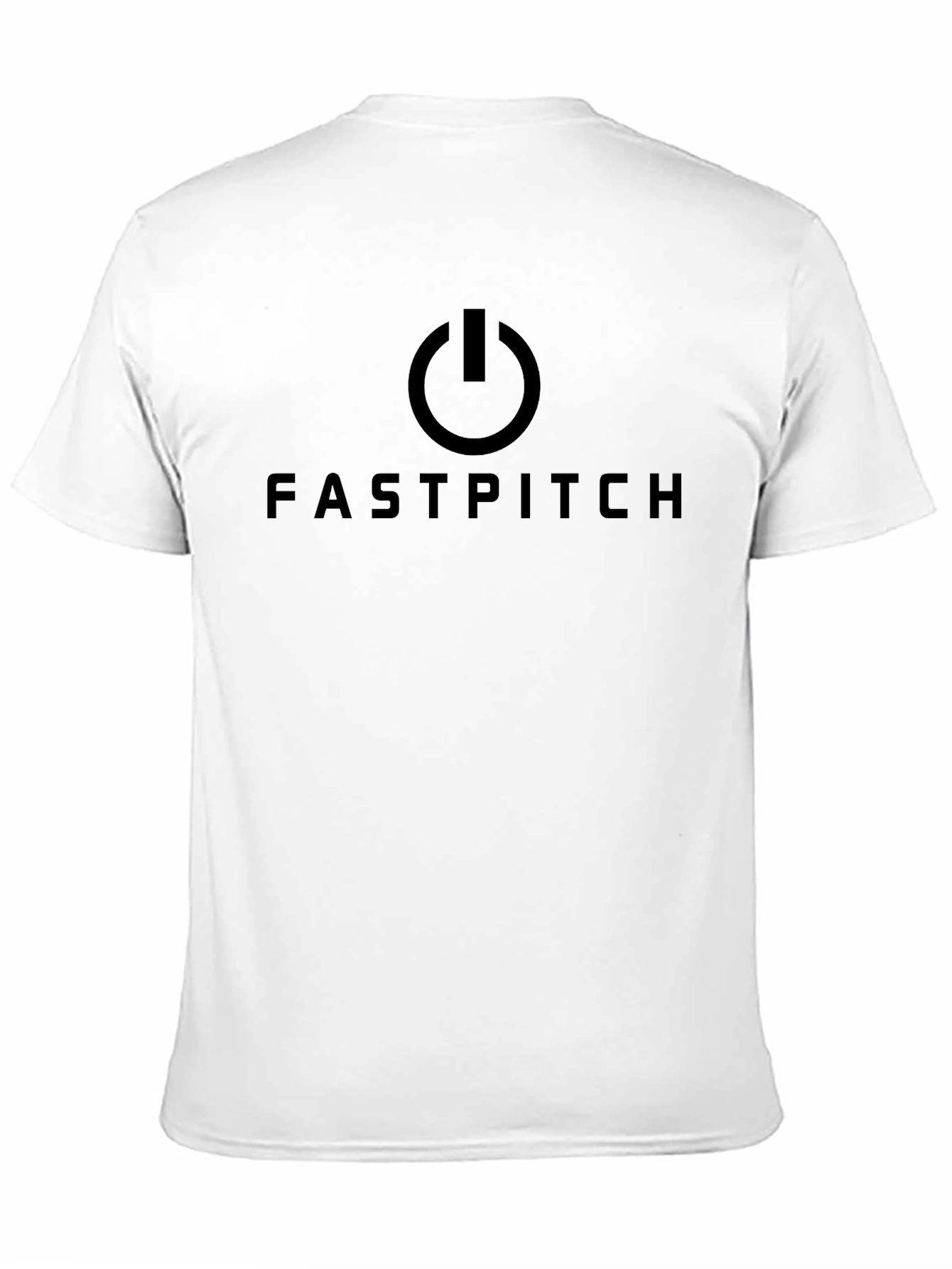 Fastpitch Power On Graphic Tee - Black