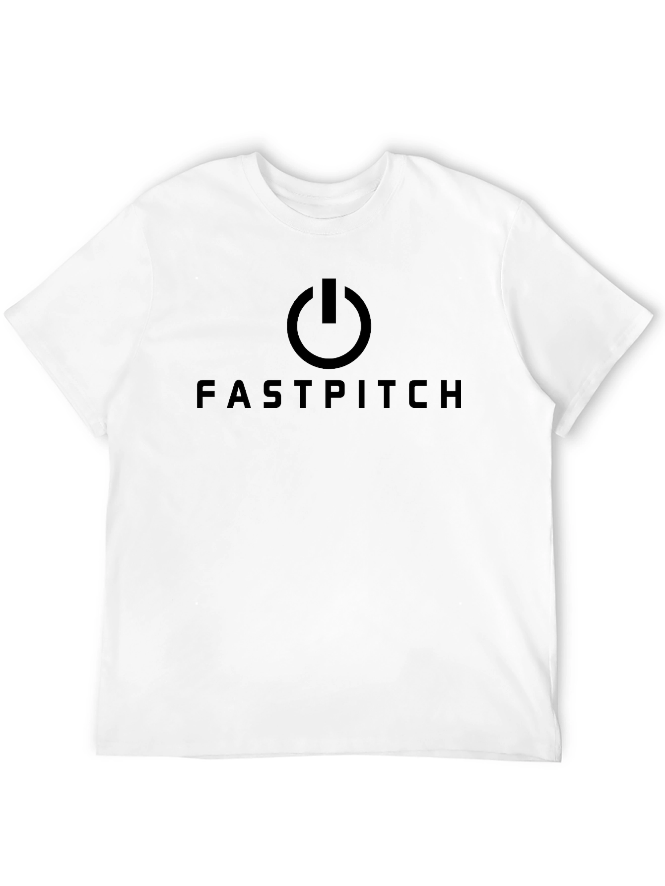 Fastpitch Power On Graphic Tee - Black