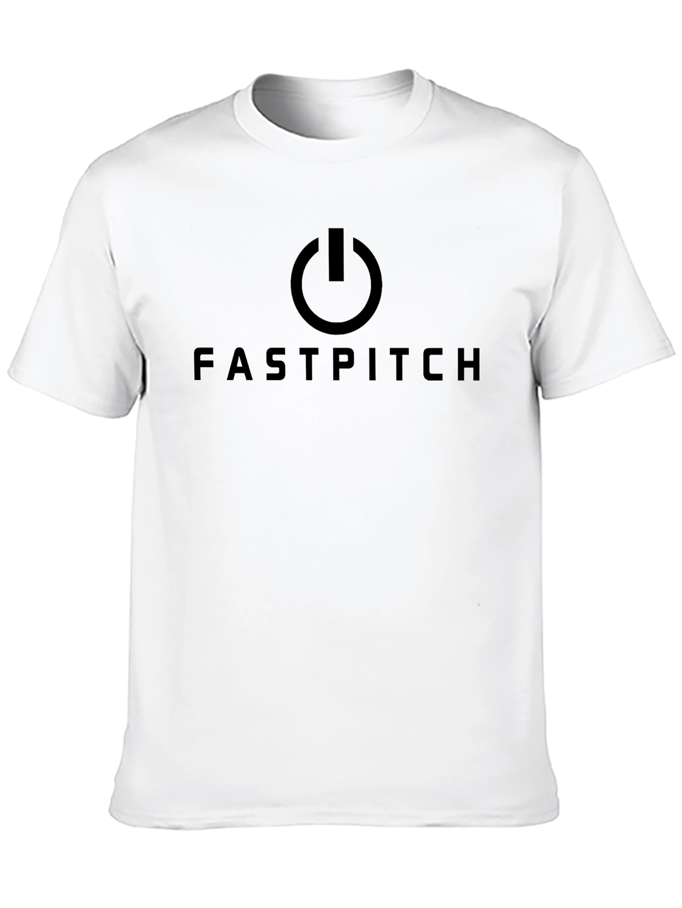 Fastpitch Power On Graphic Tee - Black