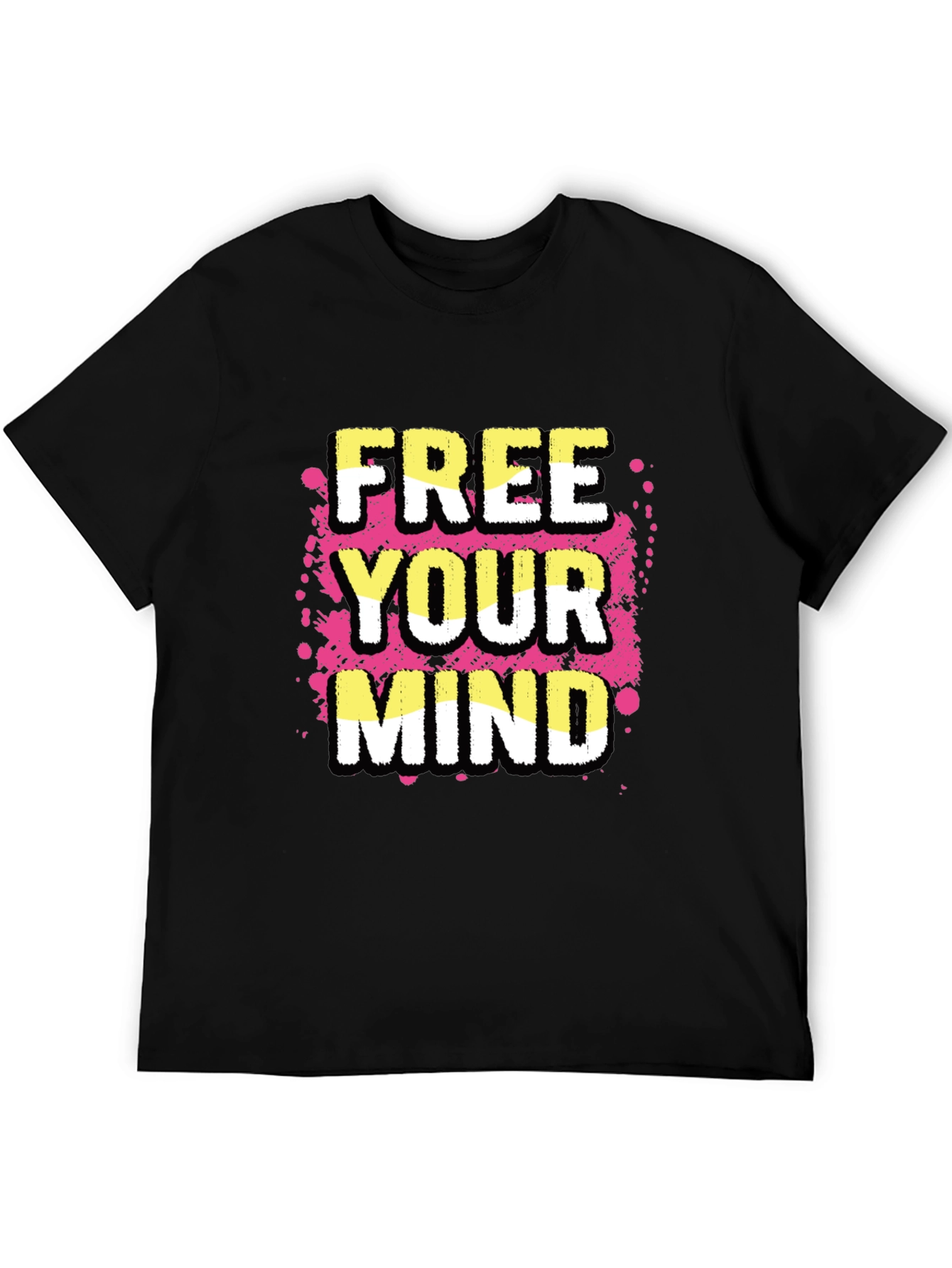 Free Your Mind Graphic Tee - Black