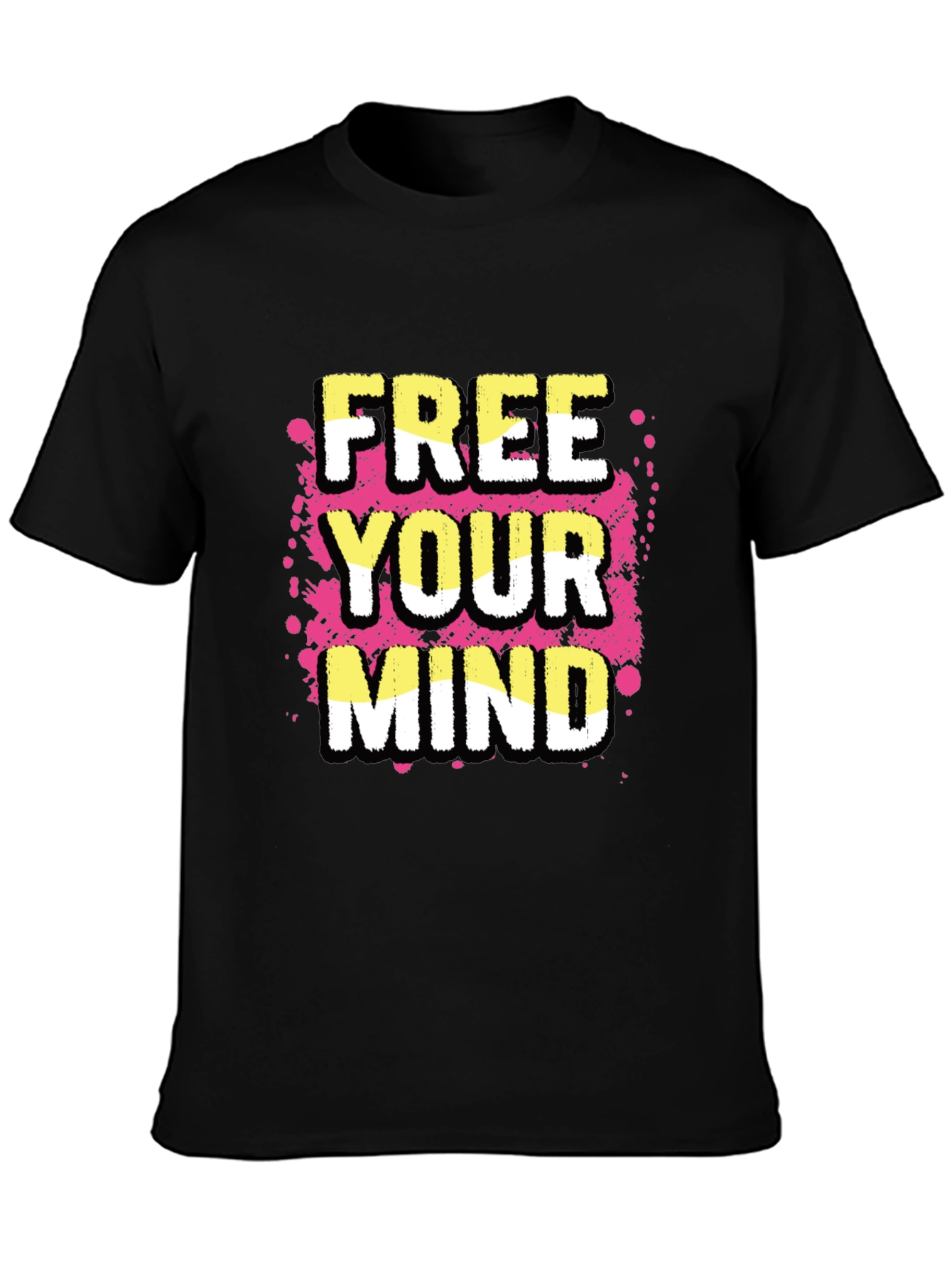 Free Your Mind Graphic Tee - Black