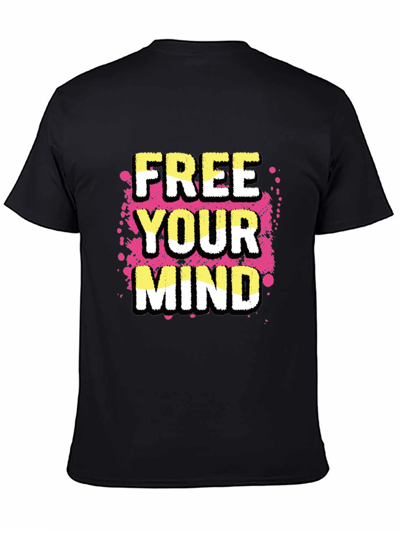 Free Your Mind Graphic Tee - Black