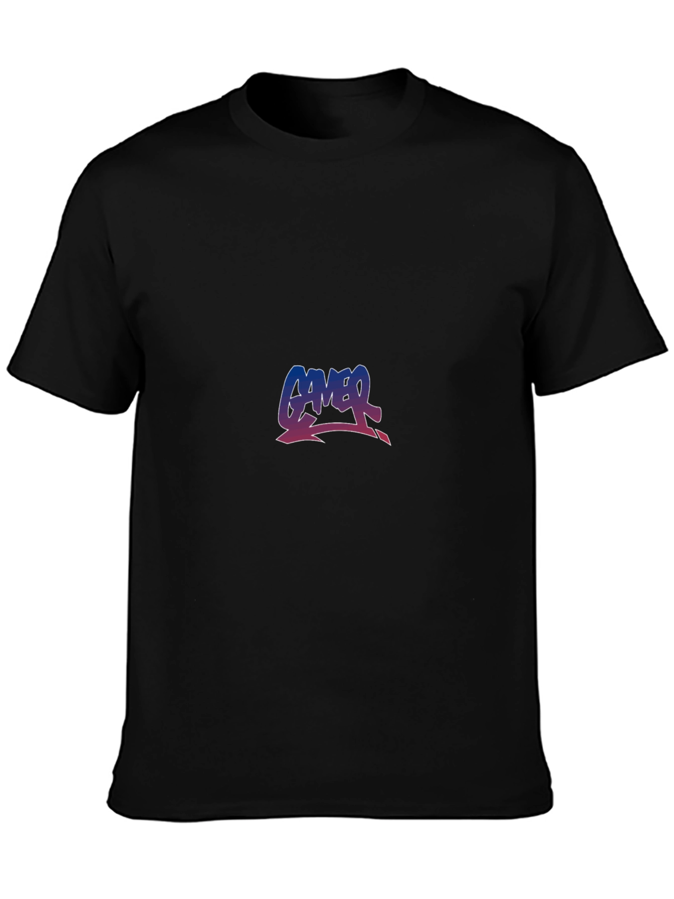 Gamer Graphic Tee - Black Cotton T-Shirt