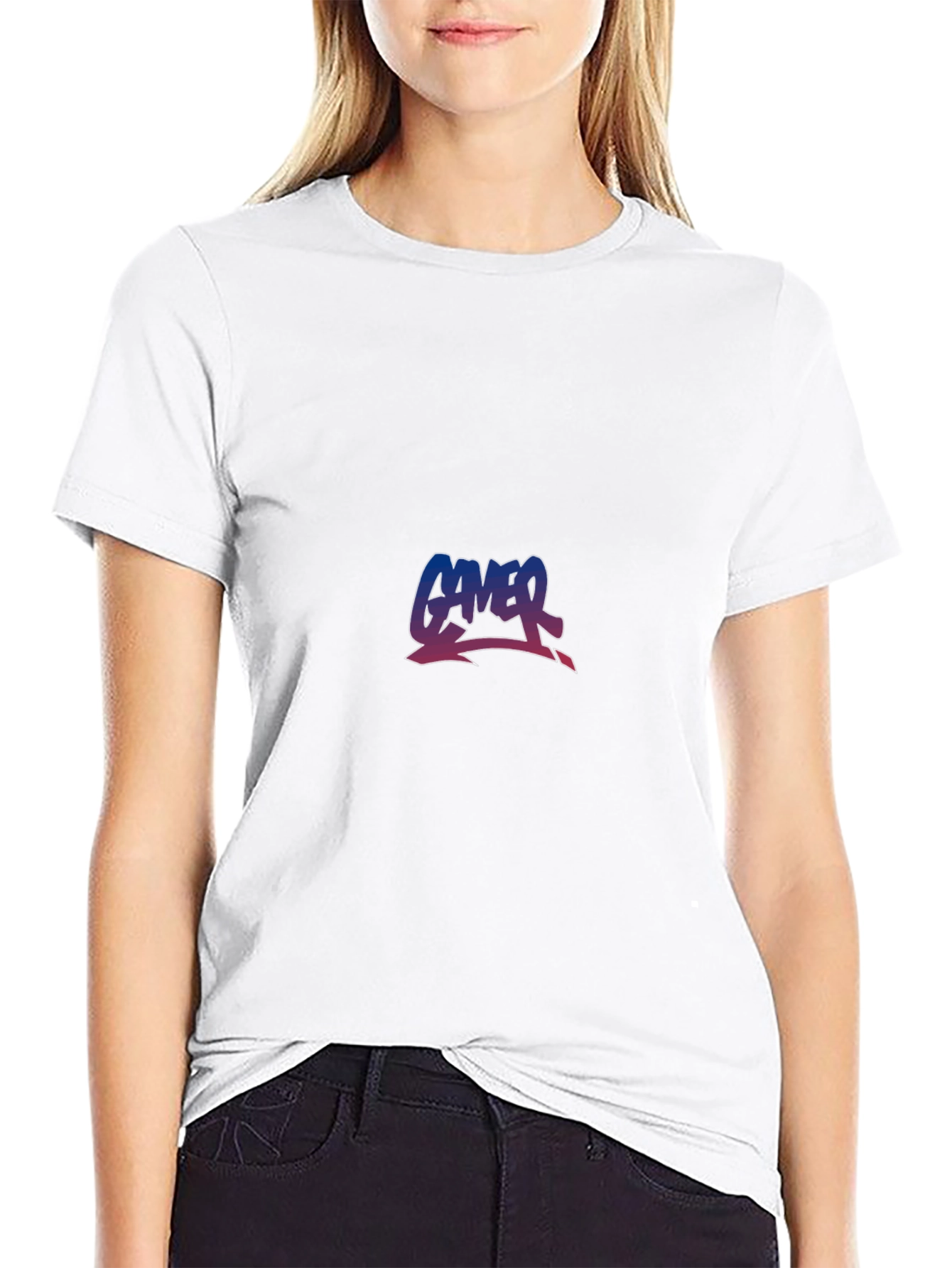 Gamer Graphic Tee - Black Cotton T-Shirt