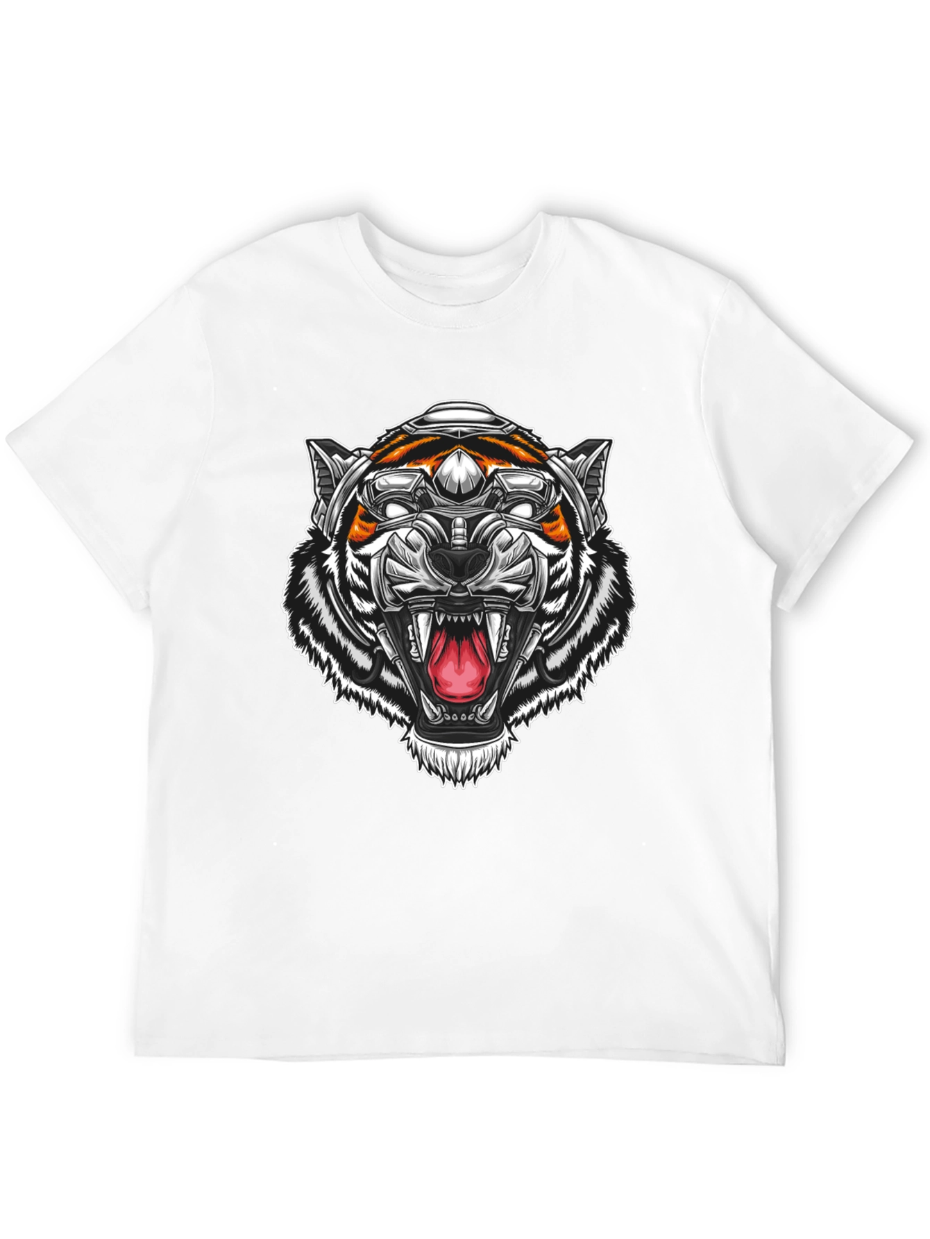 Cyber Tiger Graphic T-Shirt