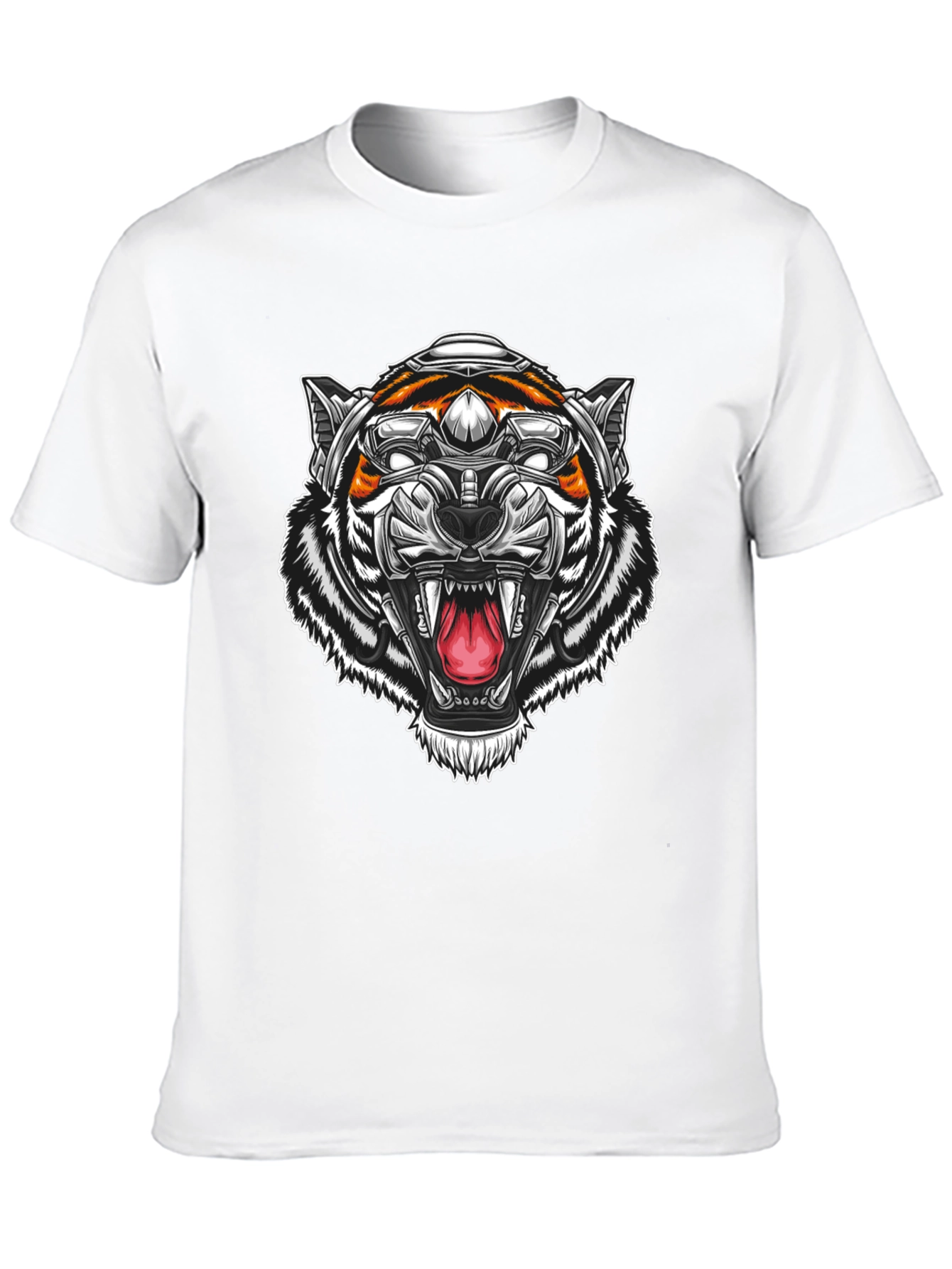 Cyber Tiger Graphic T-Shirt