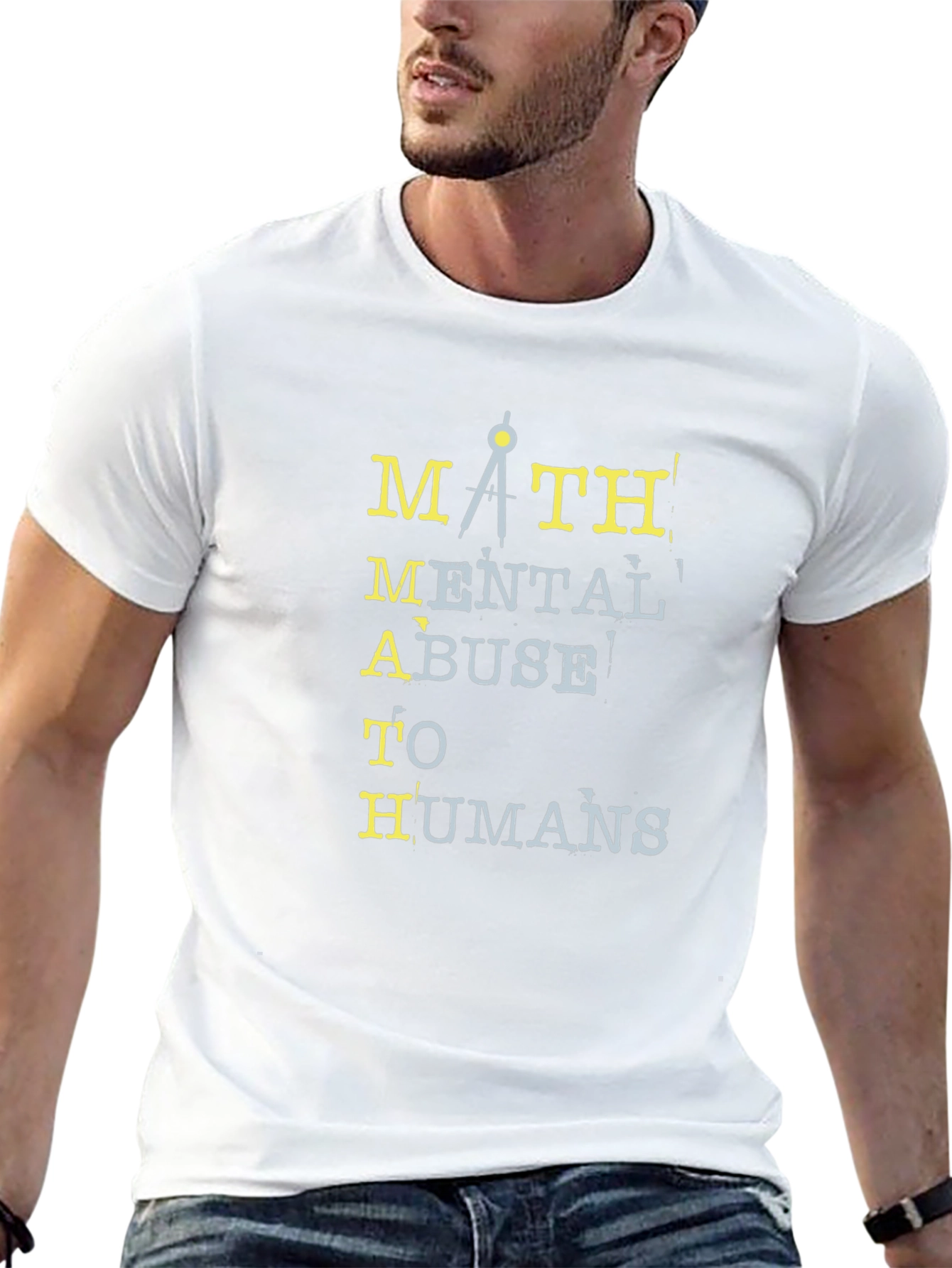 Math Abuse to Humans Graphic Tee