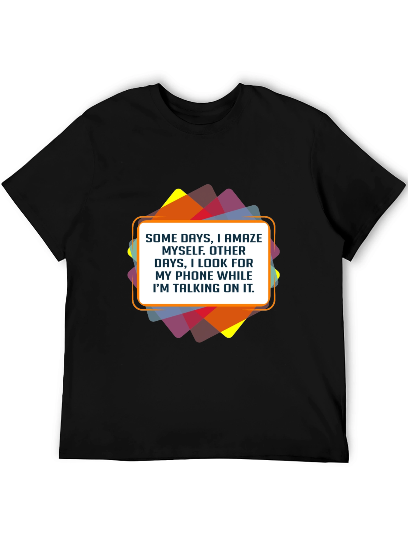 Humorous Statement Graphic Tee - Phone