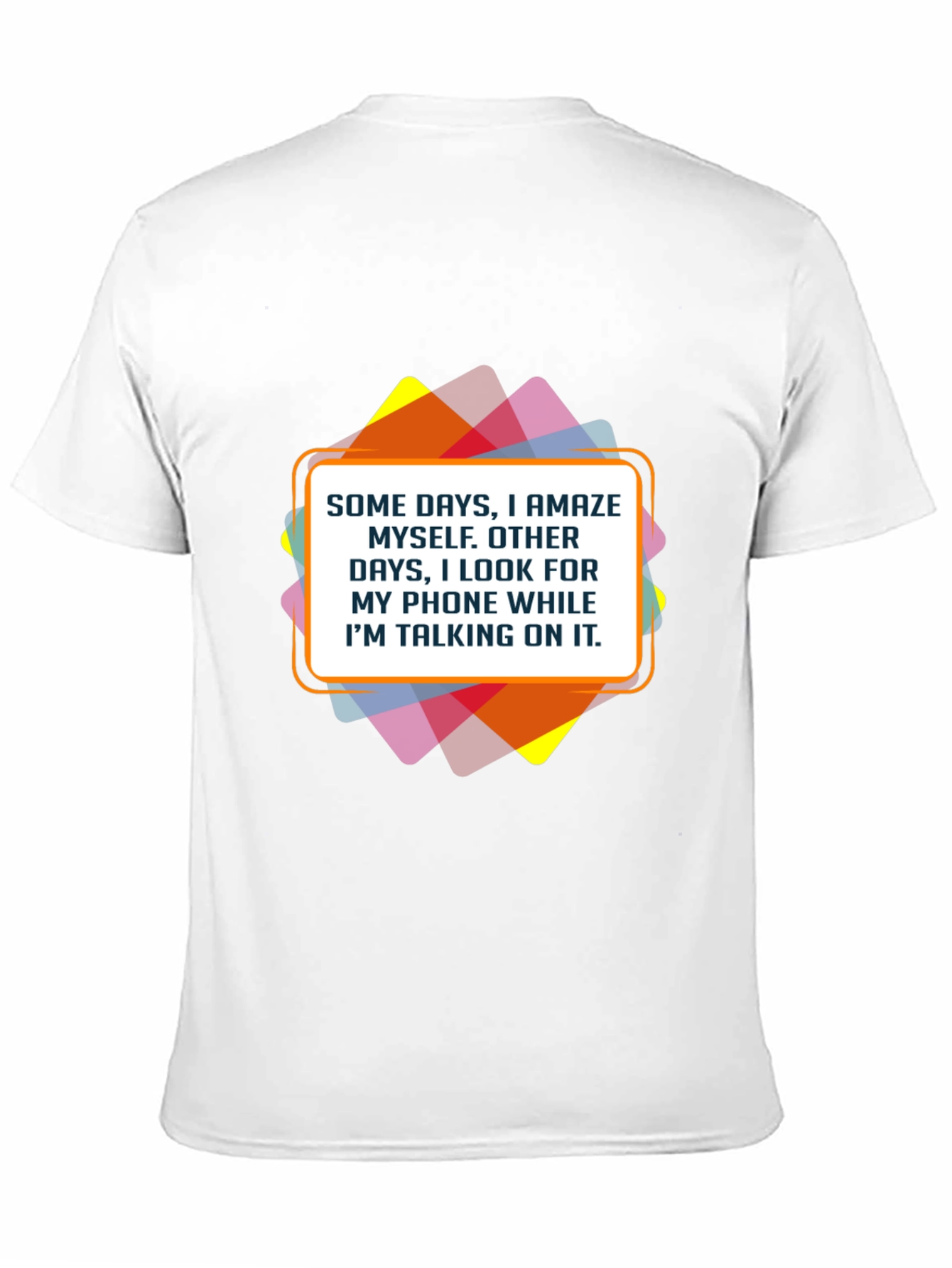 Humorous Statement Graphic Tee - Phone