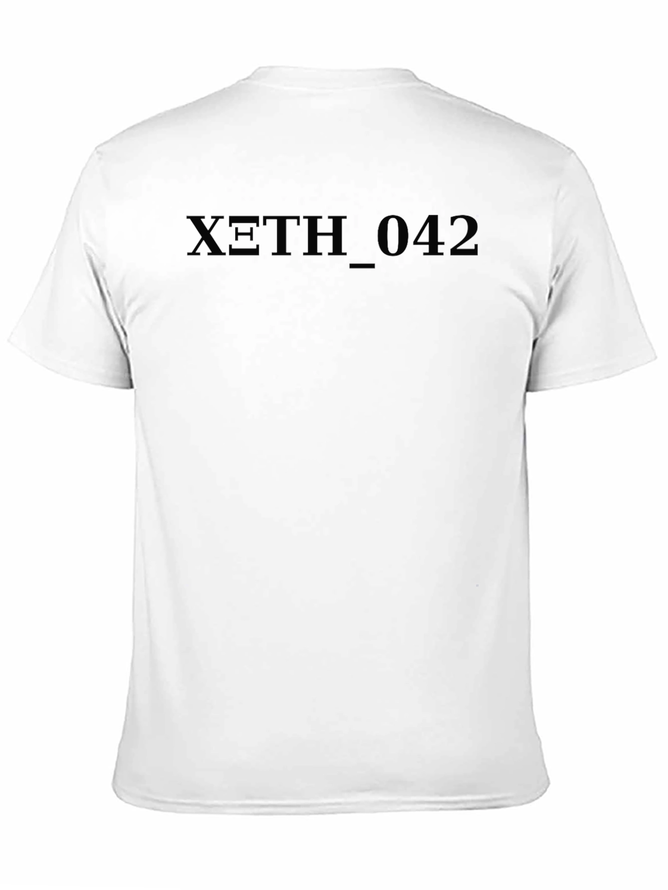 XETH_042 Black Graphic Tee - Stylish Comfort