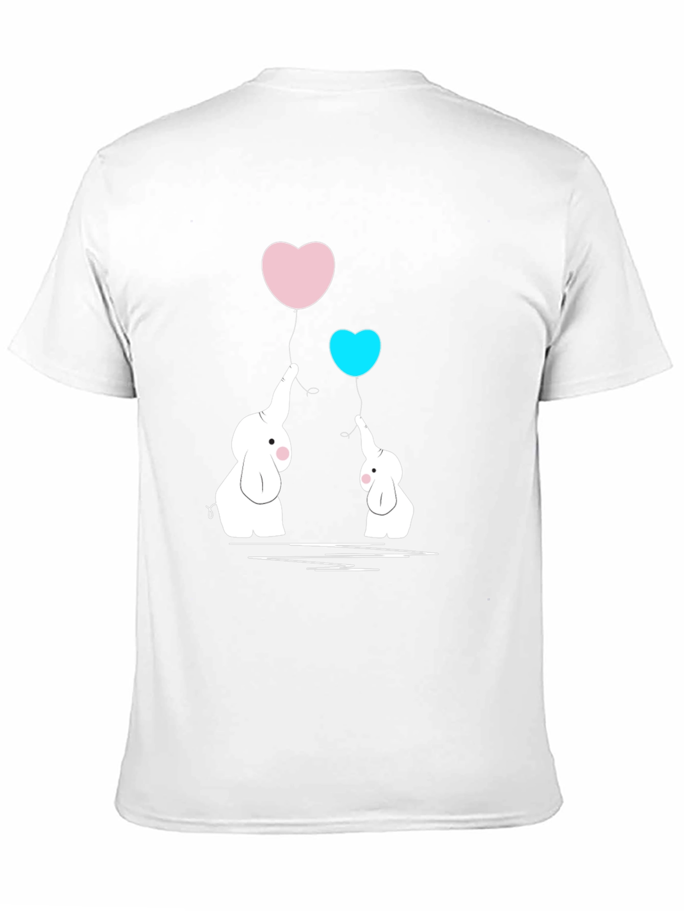 Elephant Heart Balloons Graphic Tee