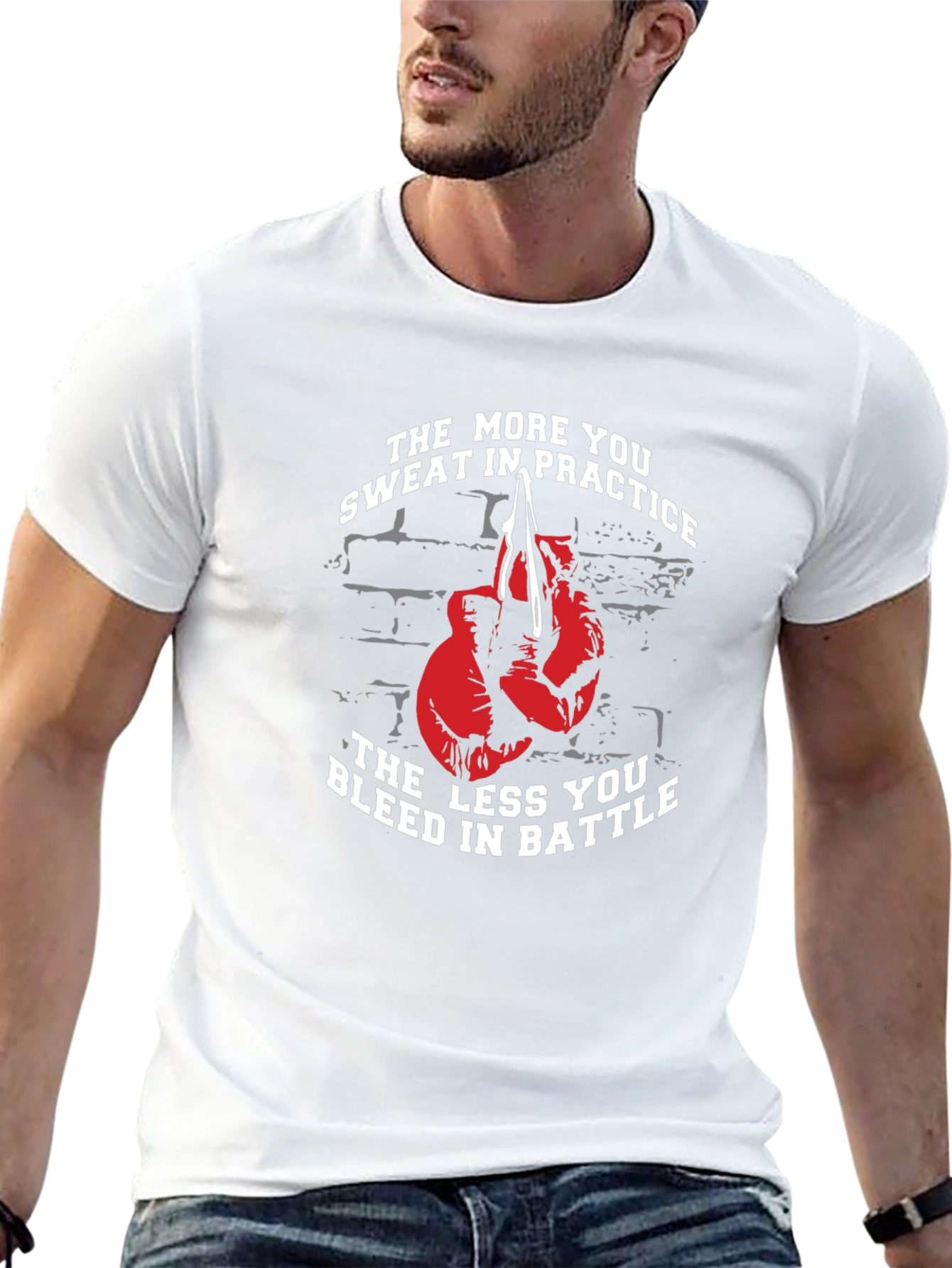 Motivational Boxing T-Shirt - Practice Makes Perfect